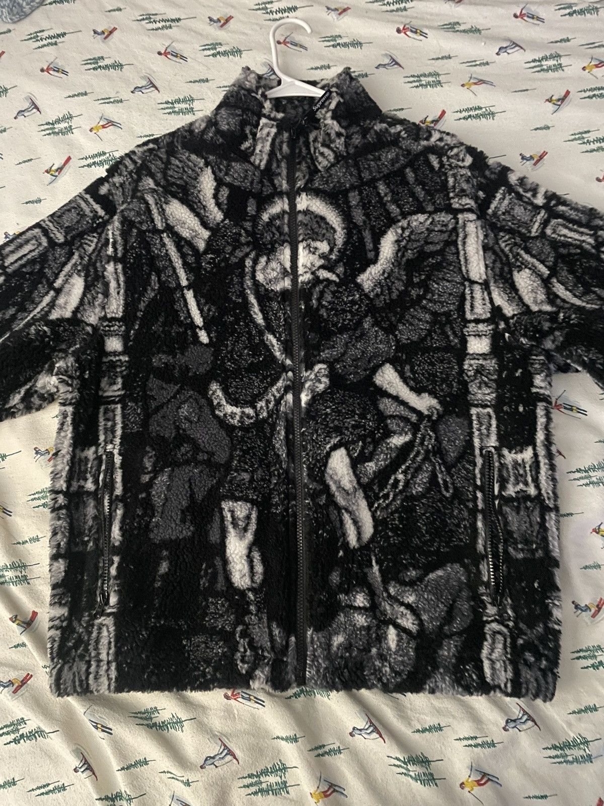 Supreme Supreme saint Michael fleece Size US M / EU 48-50 / 2 - 1 Thumbnail