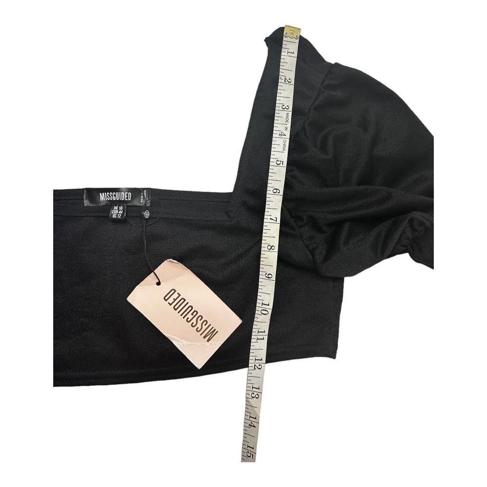 Designer Missguided l NWT Black Milk Maid Puff Sleeve Crop Size 12 Size XL / US 12-14 / IT 48-50 - 5 Thumbnail