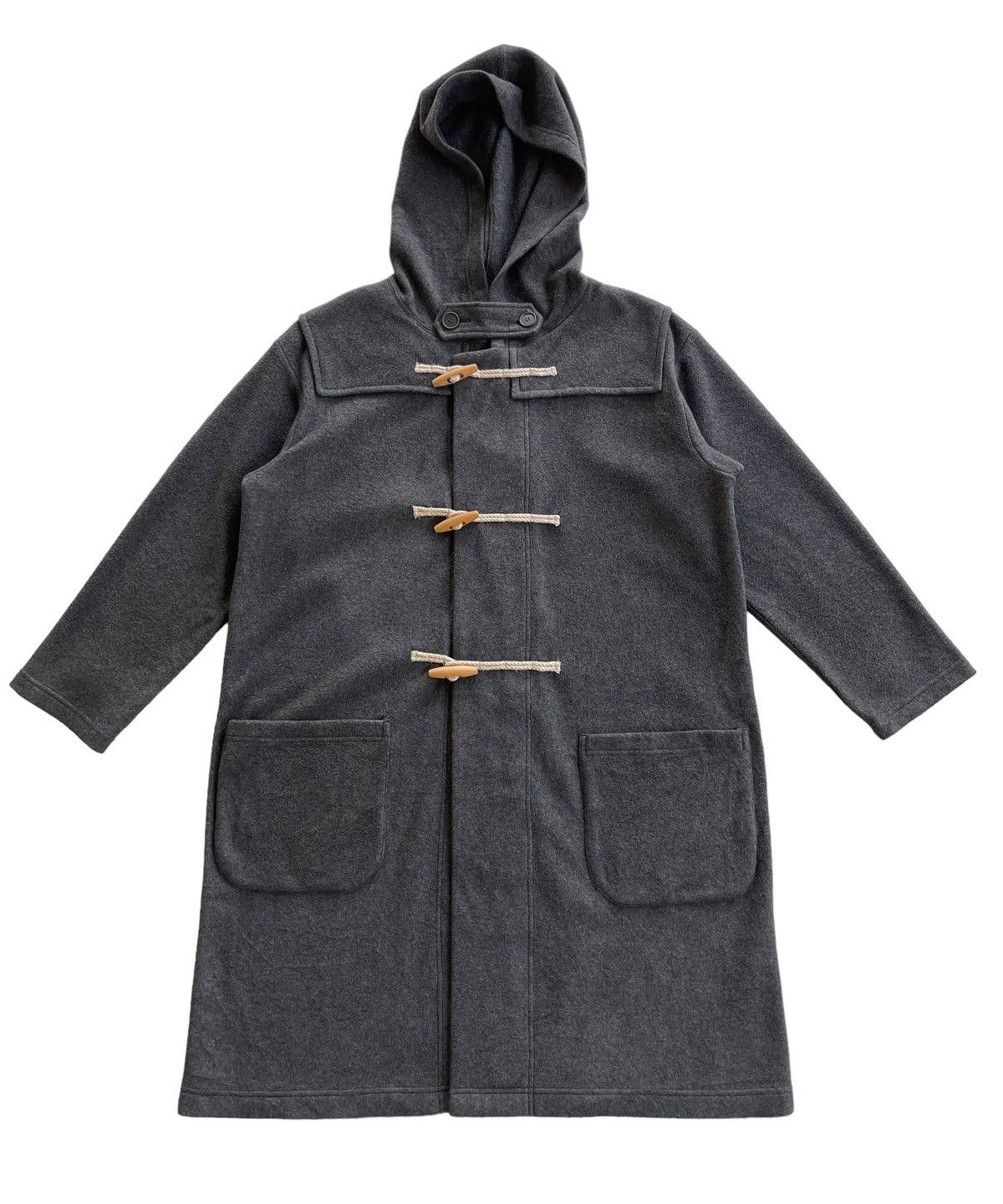 Issey Miyake Issey Miyake Plantation Duffle Coat Fleece Size US L / EU 52-54 / 3 - 3 Thumbnail