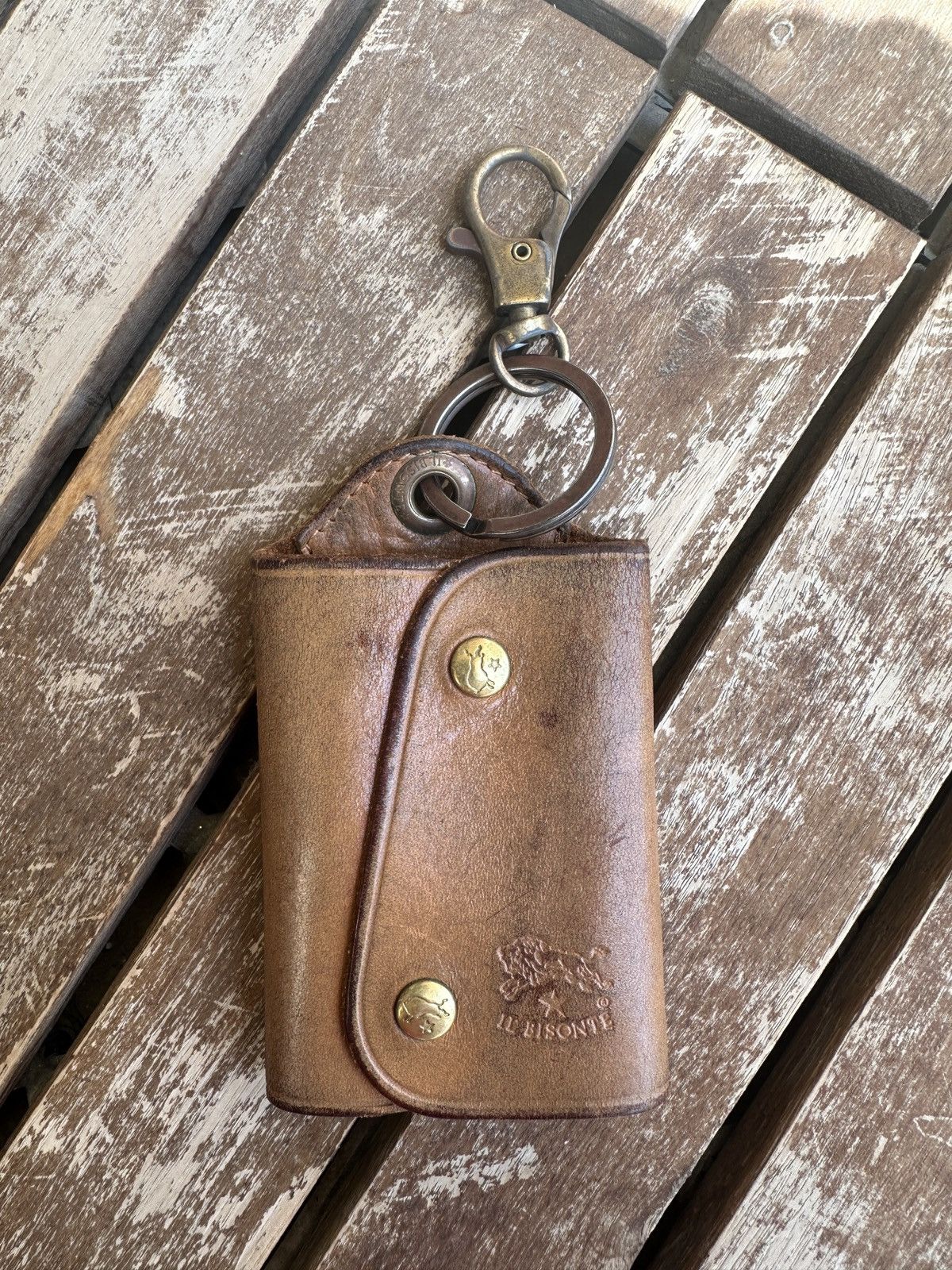 Il Bisonte IL BISONTE Leather Key Case / Key Holder Brown Size ONE SIZE - 2 Thumbnail