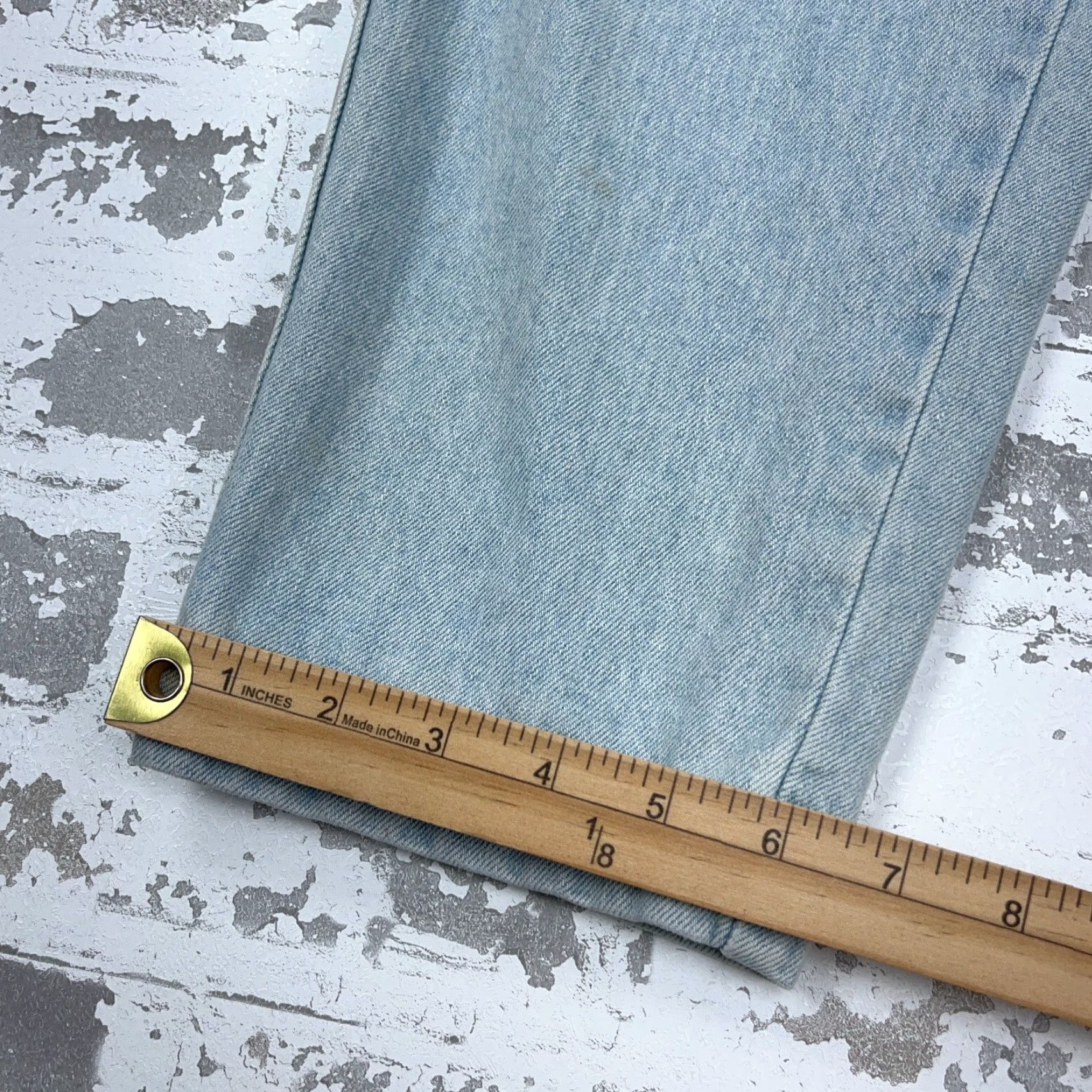 Vintage VINTAGE UNIONBAY Jeans Men 34x30 Baggy Tapered Leg Blue denim 5-pocket Work Grunge 70s 80s Classic Mens Jeans Size US 34 / EU 50 - 5 Thumbnail
