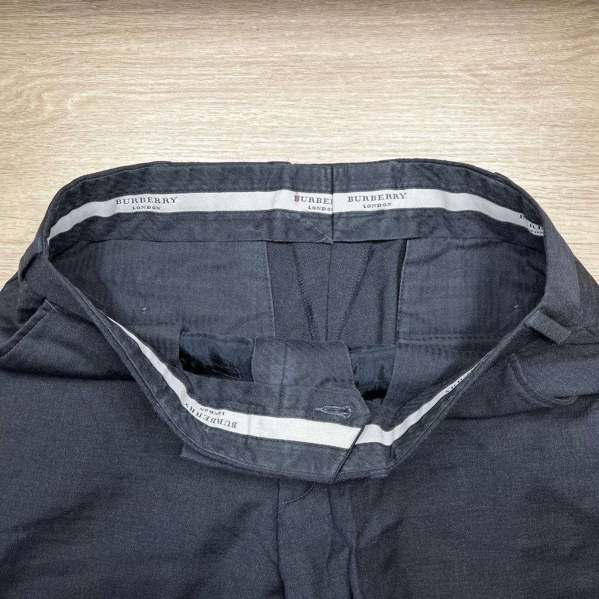 Burberry BURBERRY Vintage Dress Pants Suit Charcoal Wool Size US 32 / EU 48 - 6 Thumbnail