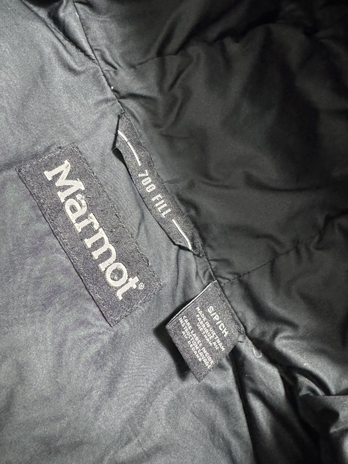 Marmot Marmot 700 Black Down Puffer Jacket Outdoor Size S Size US S / EU 44-46 / 1 - 6 Thumbnail