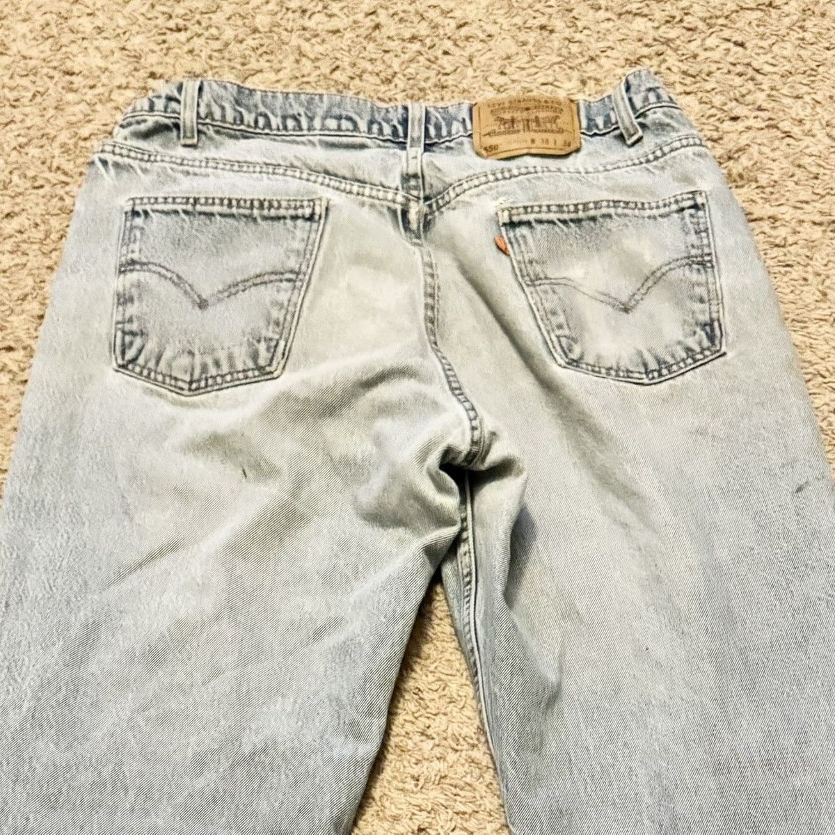Levi's VINTAGE ORANGE TAB LEVI’S 550 JEANS! Size US 34 / EU 50 - 5 Thumbnail