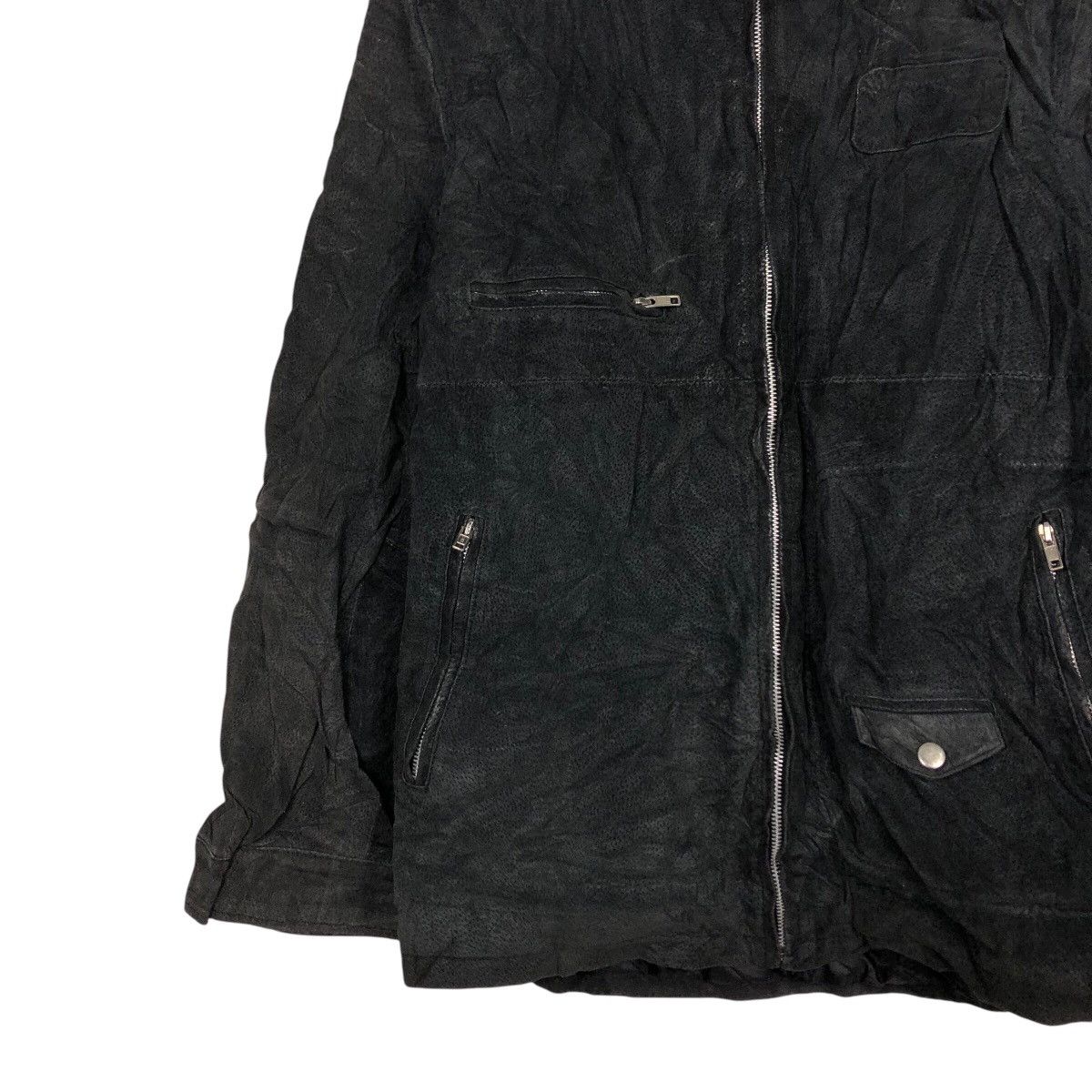 Japanese Brand 📌Vintage Biker Leather Jacket Zipper Unbranded Size US M / EU 48-50 / 2 - 5 Thumbnail