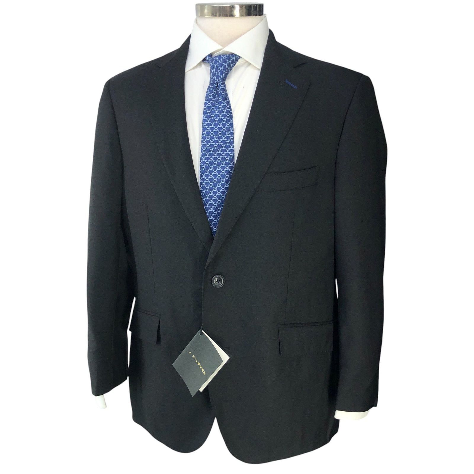 J.Hilburn J Hilburn 40S Sport Coat Blazer Revenge Super 150s Bespoke Size 40S - 1 Thumbnail
