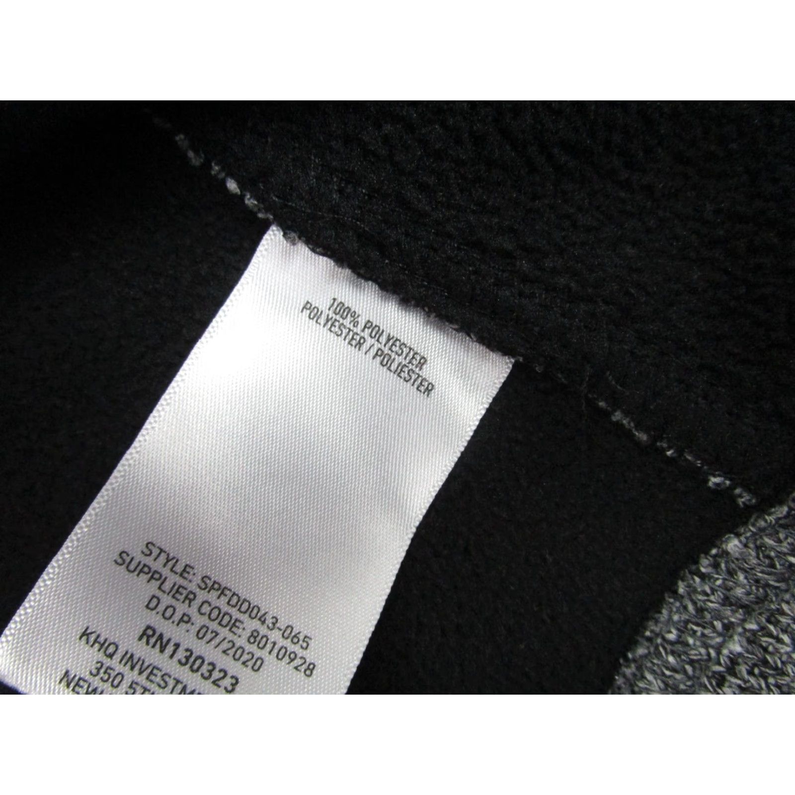 Spyder Spyder Mens Sweater Medium Gray Fleece Mock Neck Full Zip Knit Jacket Zip Knit Sweater Mens Size US M / EU 48-50 / 2 - 7 Thumbnail