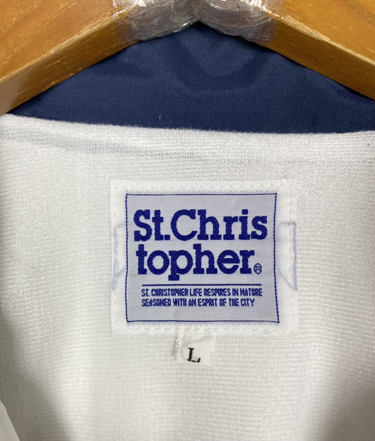 Japanese Brand Rare‼️ St Christopher Bomber Jacket Made in Japan Size US S / EU 44-46 / 1 - 7 Thumbnail