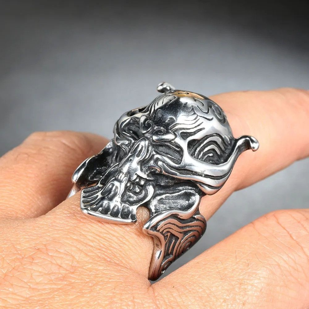 Jewelry Halloween Men Signet Ring Size ONE SIZE - 1 Thumbnail