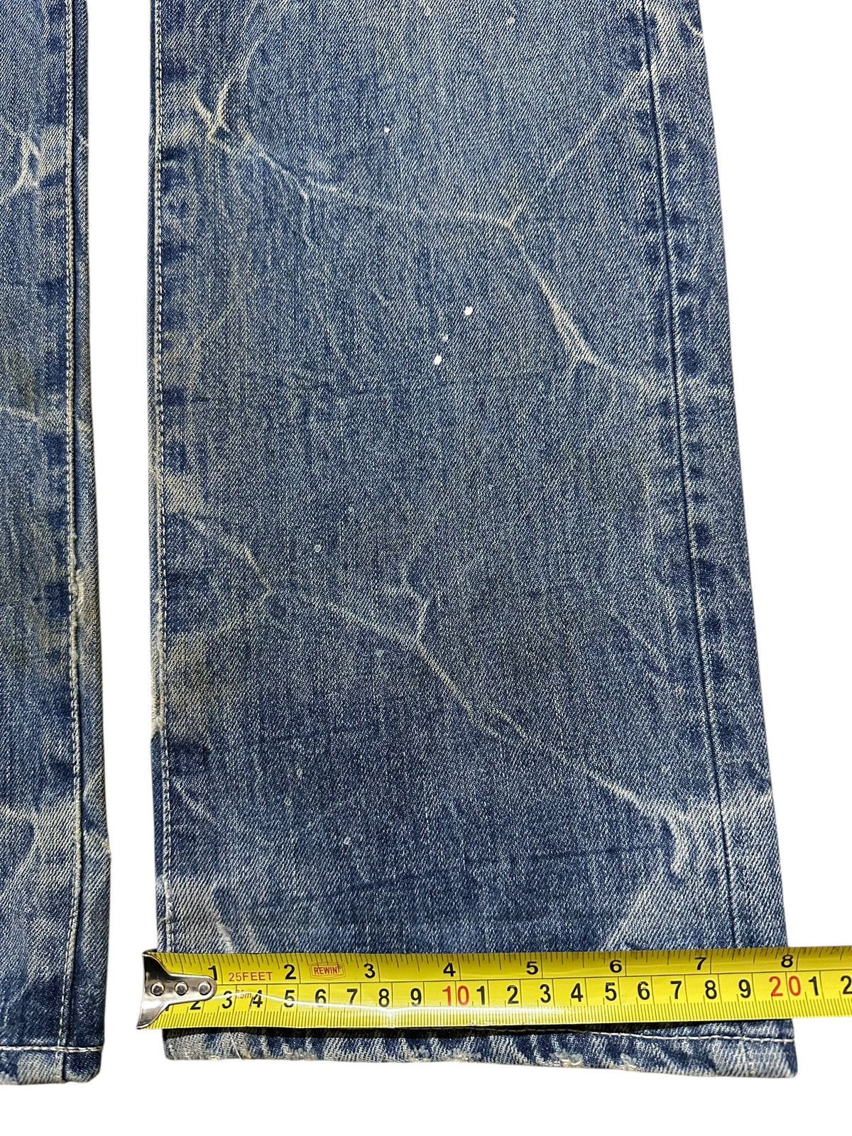 Japanese Brand Vintage Japanese Vanquish Mud Faded Wash Distressed Jeans Size US 32 / EU 48 - 18 Thumbnail
