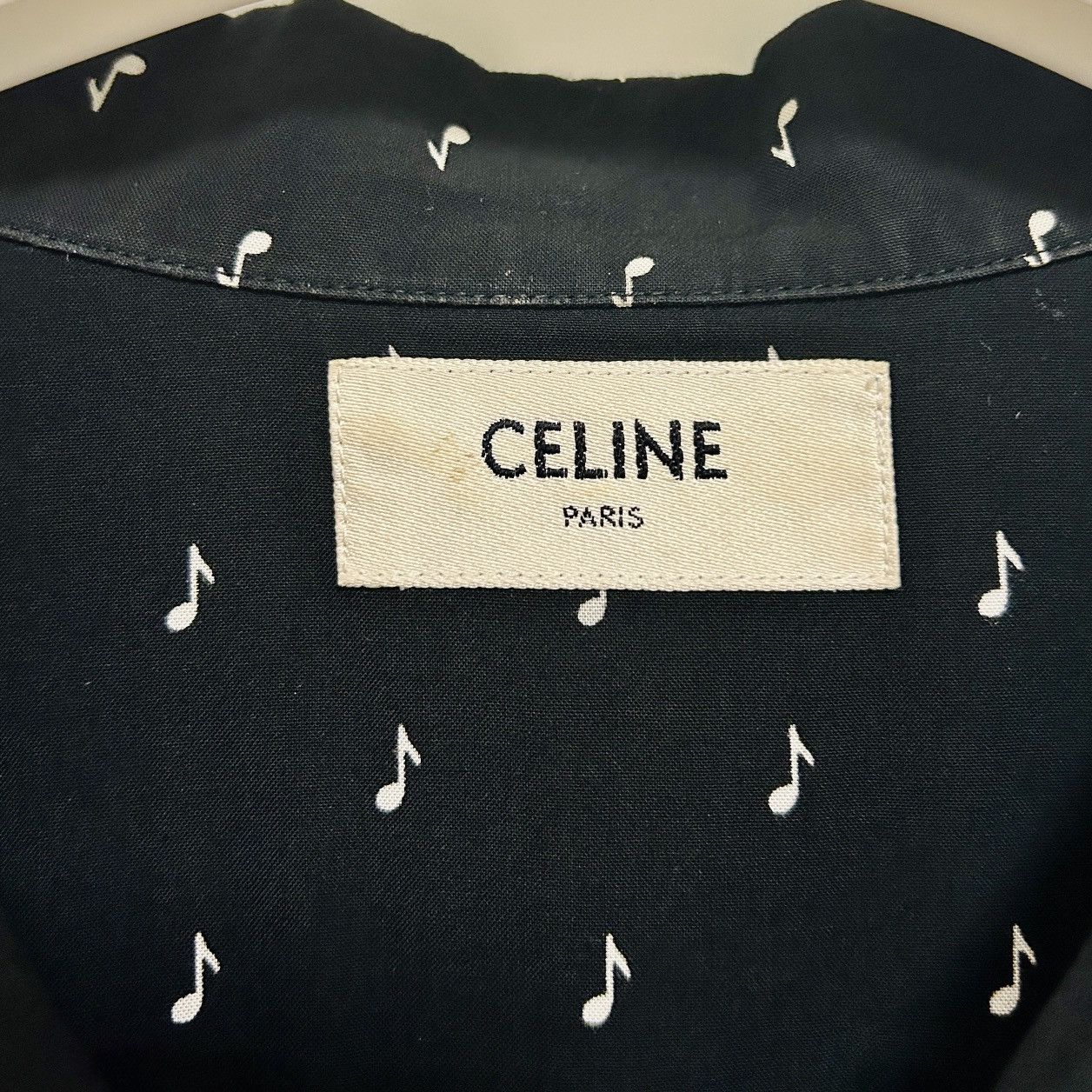 Celine CELINE BY HEDI SLIMANE 19S/S Musical Note Hawaiian Shirt Size US L / EU 52-54 / 3 - 3 Thumbnail