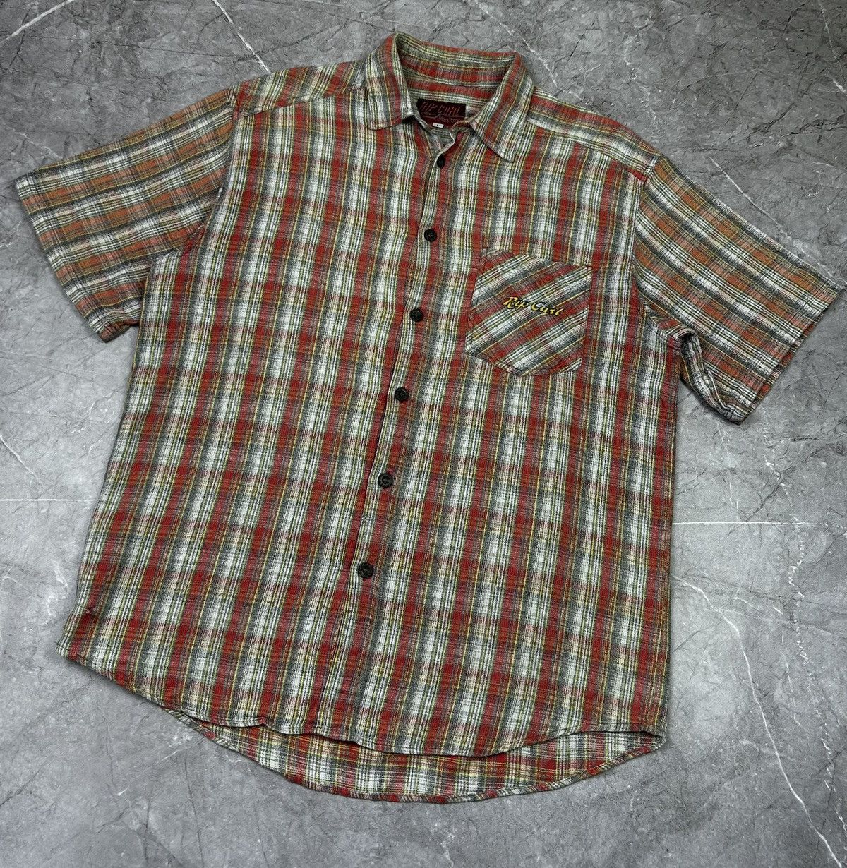 Rip Curl Vintage Rip Curl Flannel Button Up Shirt Size US L / EU 52-54 / 3 - 3 Thumbnail