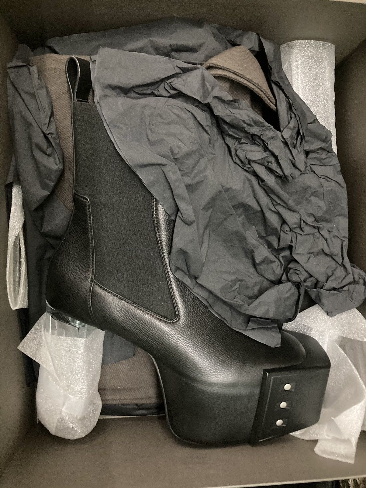 Rick Owens NEVER WORN/ Rick Owens Beveled Platform Boots Size US 9 / EU 42 - 12 Thumbnail