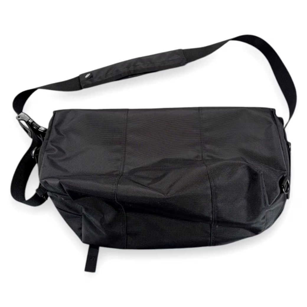 Vintage Timbuk2 Messenger Bag Large Black Nylon Crossbody Commuter Cycling Laptop Strap Size ONE SIZE - 2 Thumbnail