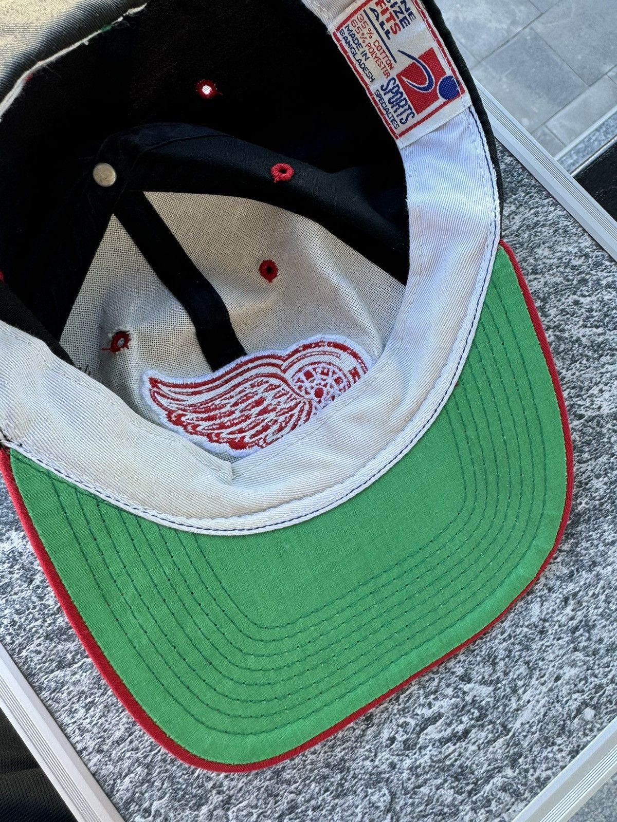 NHL Vintage 90s Detroit Red Wings Sports Specialties Cap Size ONE SIZE - 8 Thumbnail