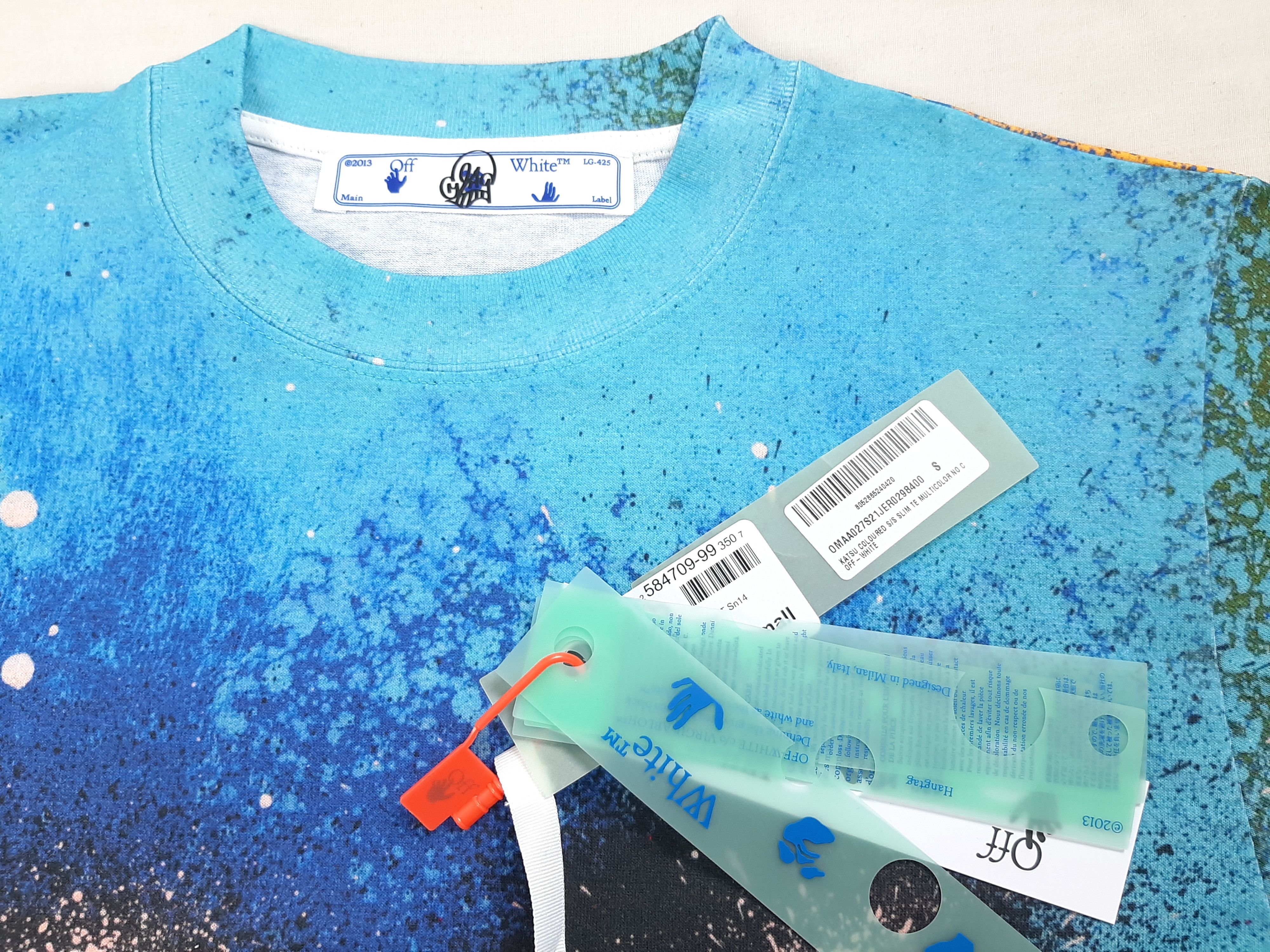 Off-White Off-White x Katsu Spray Paint T-Shirt Men's Size S Size US S / EU 44-46 / 1 - 6 Thumbnail