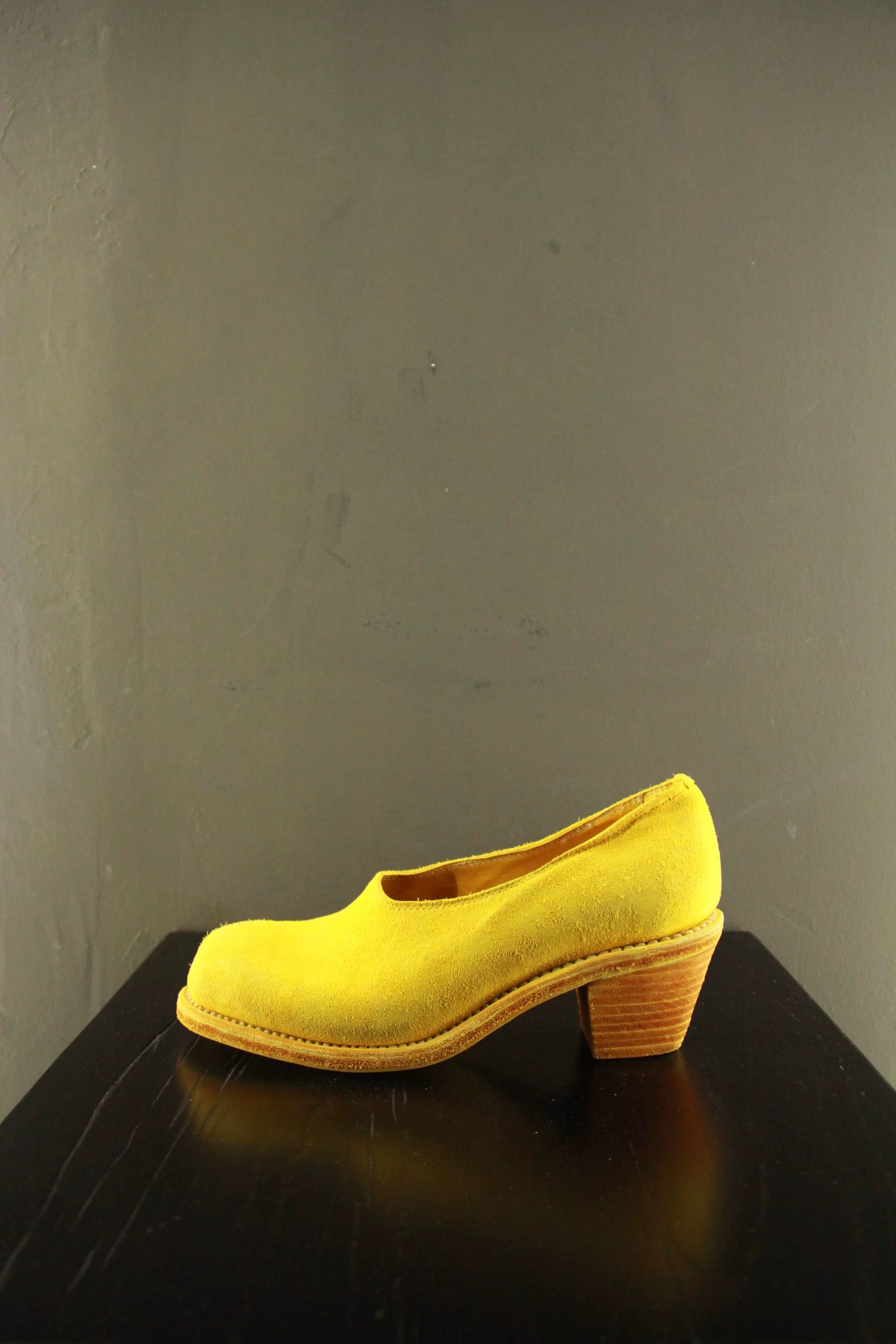 Guidi Guidi Yellow Heels Women us_7 Size US 7 / IT 37 - 1 Thumbnail