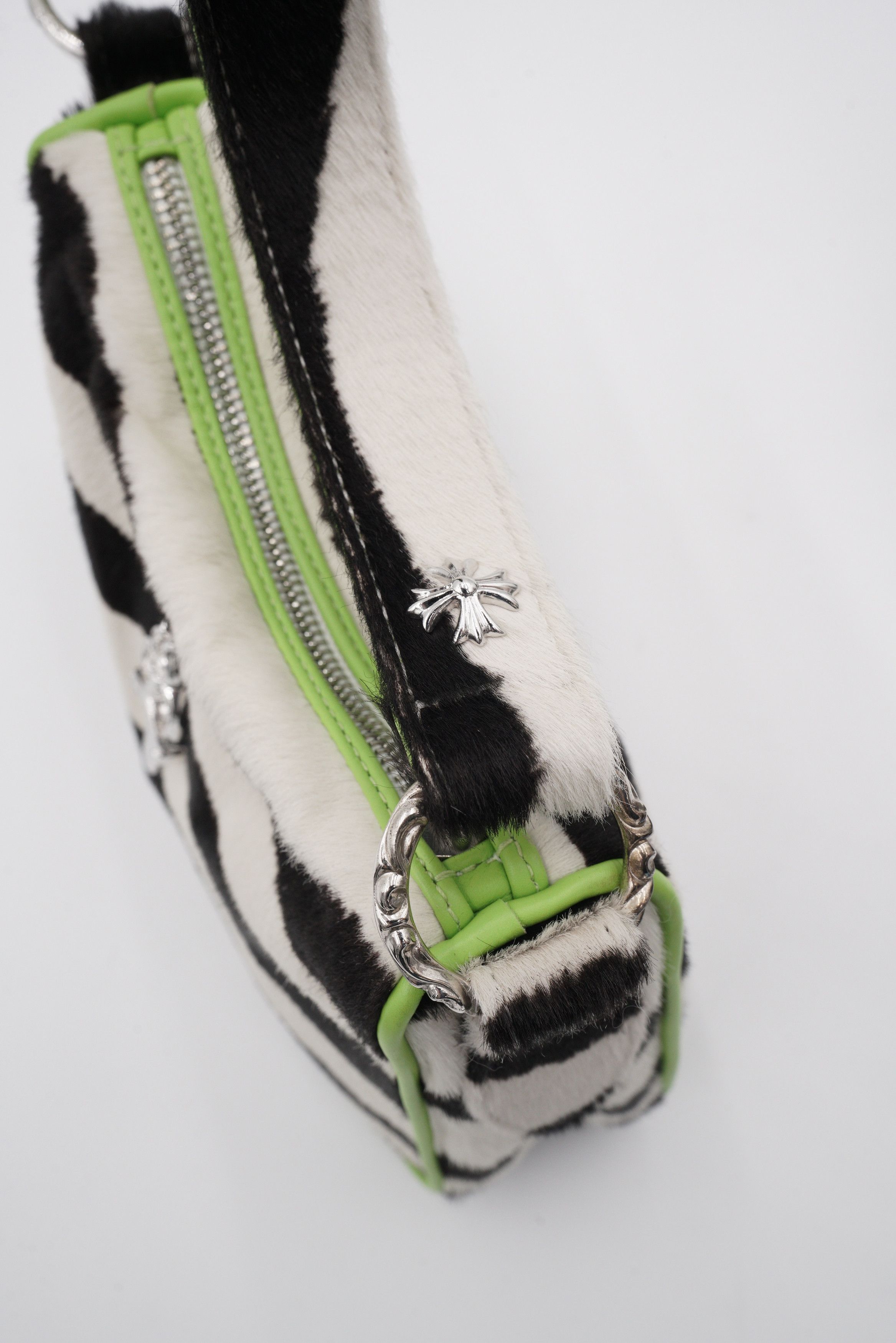 Chrome Hearts Chrome Hearts Pony Hair Zebra Stripe Chicken Nugget Bag Size ONE SIZE - 11 Thumbnail