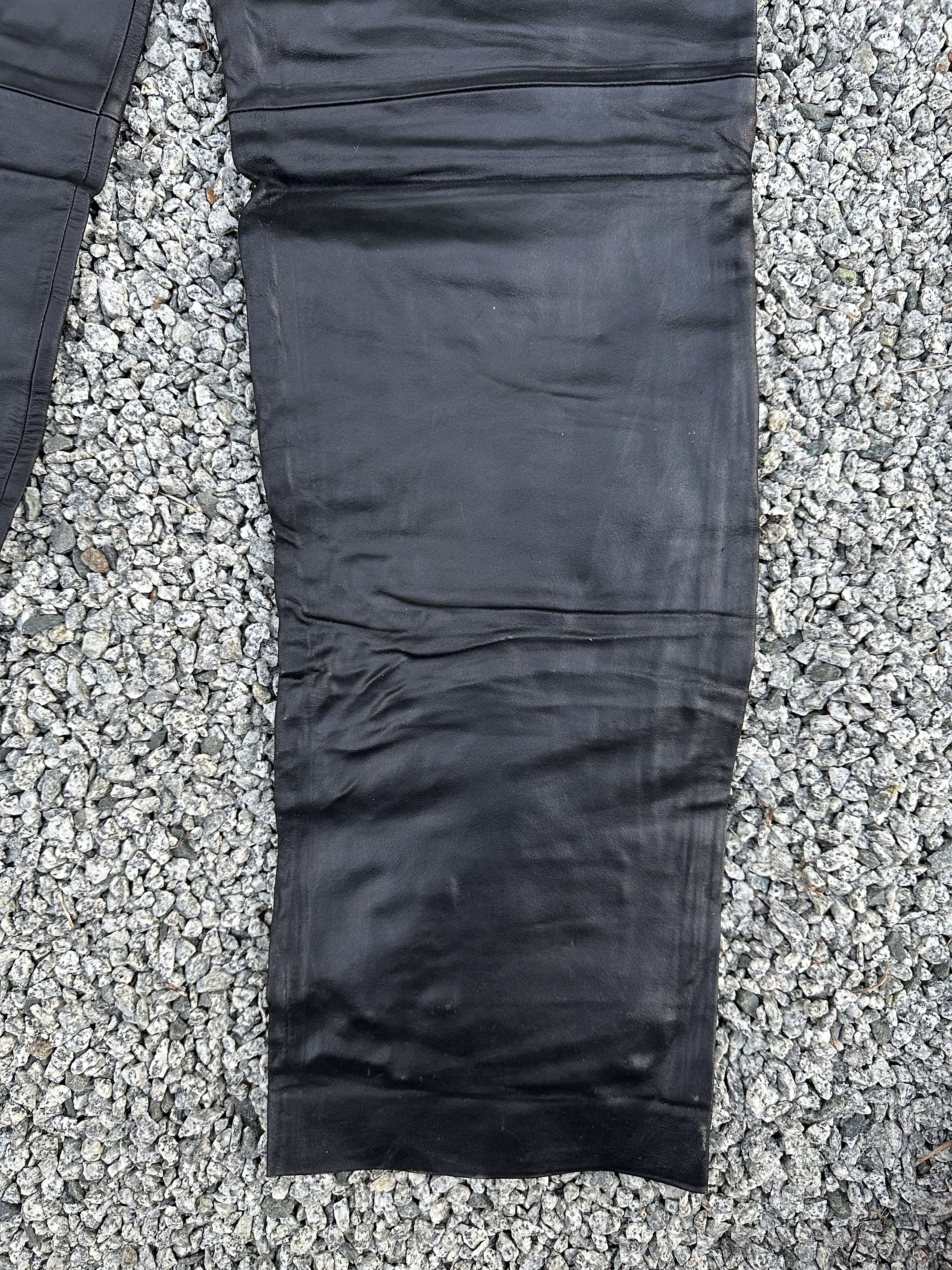 Yoshiyuki Konishi Japanese Brand Ficce Yoshiyuki Konishi Leather Biker Pants Size US 32 / EU 48 - 13 Thumbnail