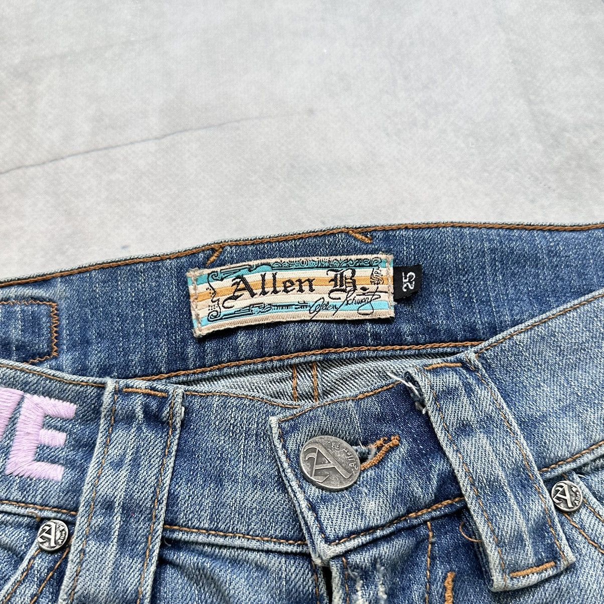 Hysteric Glamour × Undercover Y2K Allen B Hysteric Glamour Style Punk Jeans Ed Hardy Vibe Size 25" / US 0 / IT 36 - 8 Thumbnail