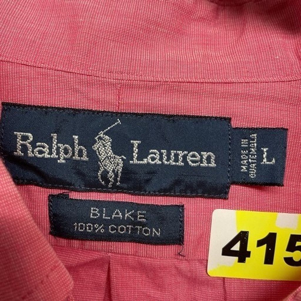 Ralph Lauren Ralph Lauren Blake Pink Cotton Button Up Oxford Shirt Men L Size US L / EU 52-54 / 3 - 2 Thumbnail