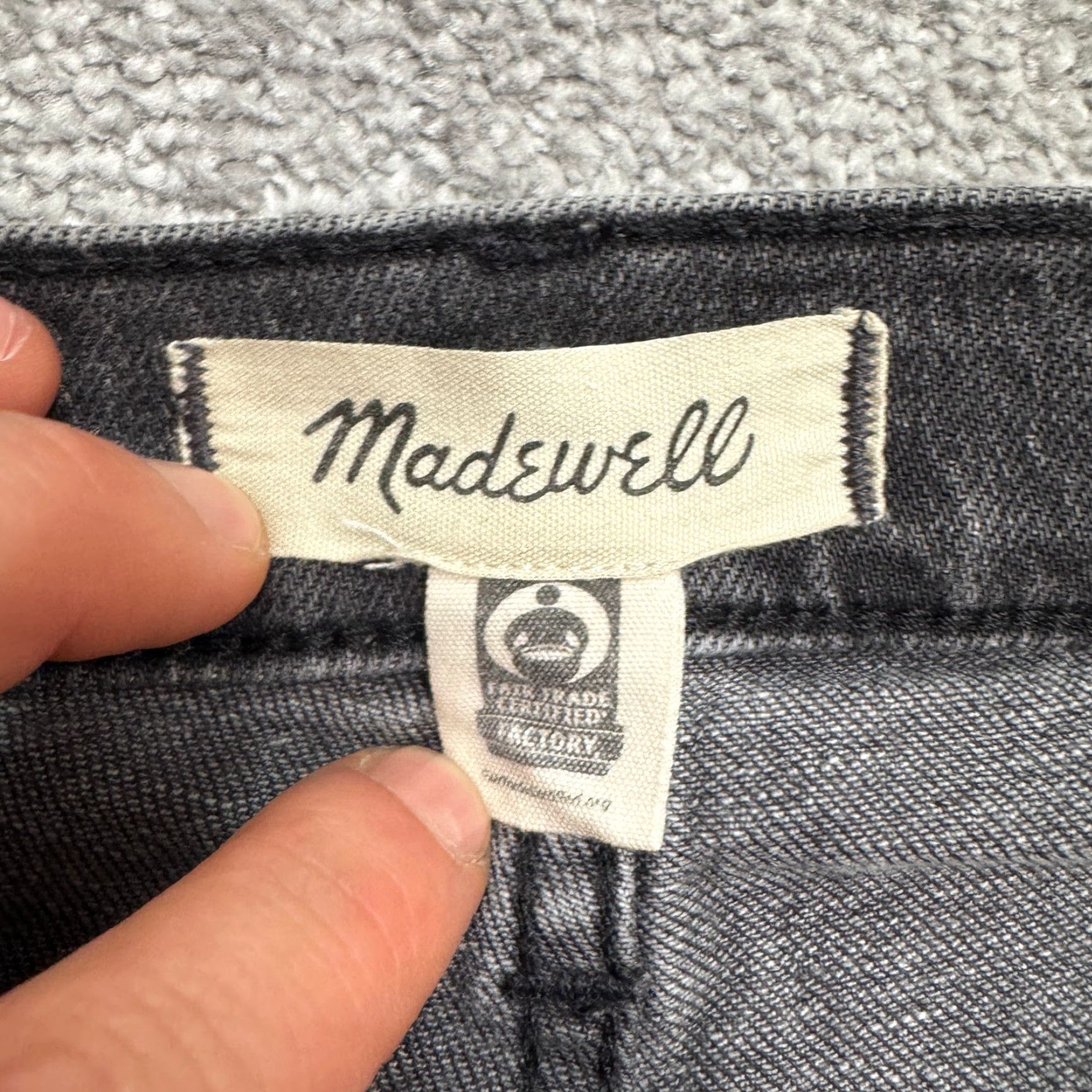 Madewell VINTAGE Madewell Women's Jeans Pants 27P Black Slim Fit Straight Denim Fall Winter Streetwear Size 27" / US 4 / IT 40 - 7 Thumbnail