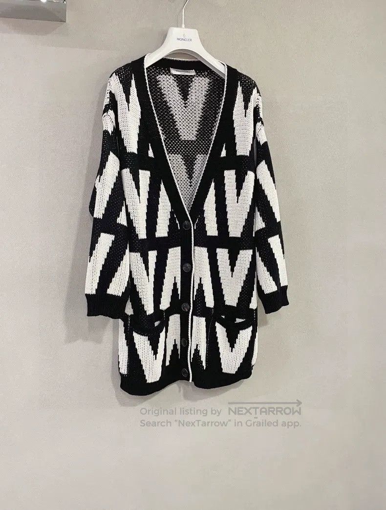 Valentino Valentino Black and white striped cardigan Size XS / US 0-2 / IT 36-38 - 4 Thumbnail