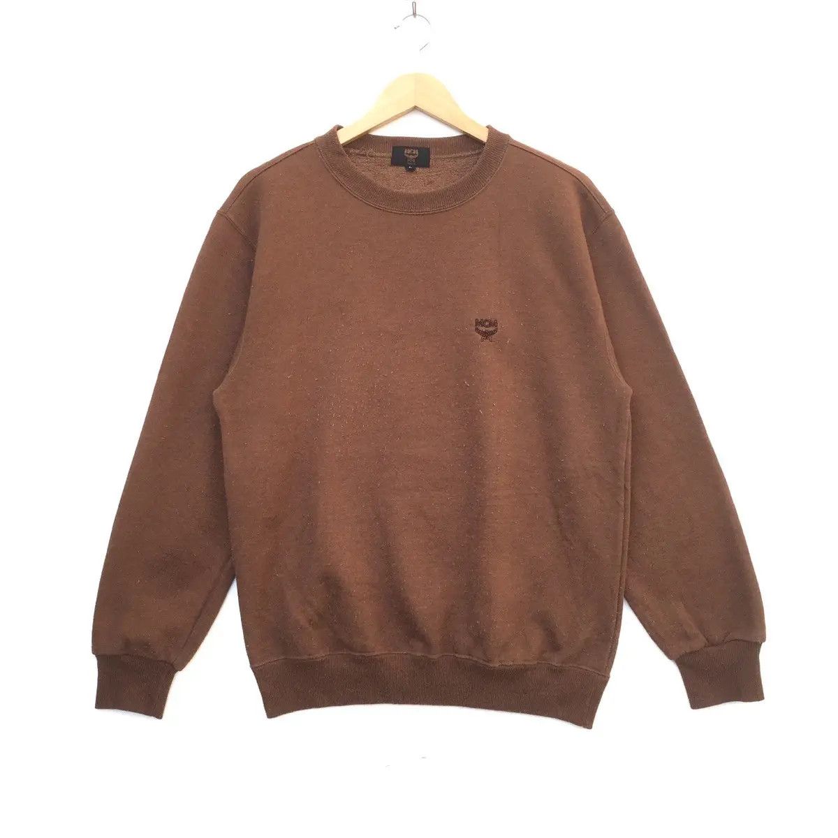 Japanese Brand Vintage 90s MCM Small Logo Sweatshirt | Spell Out | L | Hype Size US L / EU 52-54 / 3 - 1 Thumbnail