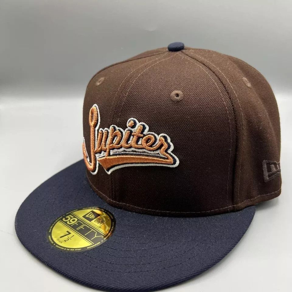 New Era Florida Marlins Hat Men 7 1/2 Jupiter 59Fifty New Era Fitted Size ONE SIZE - 7 Thumbnail