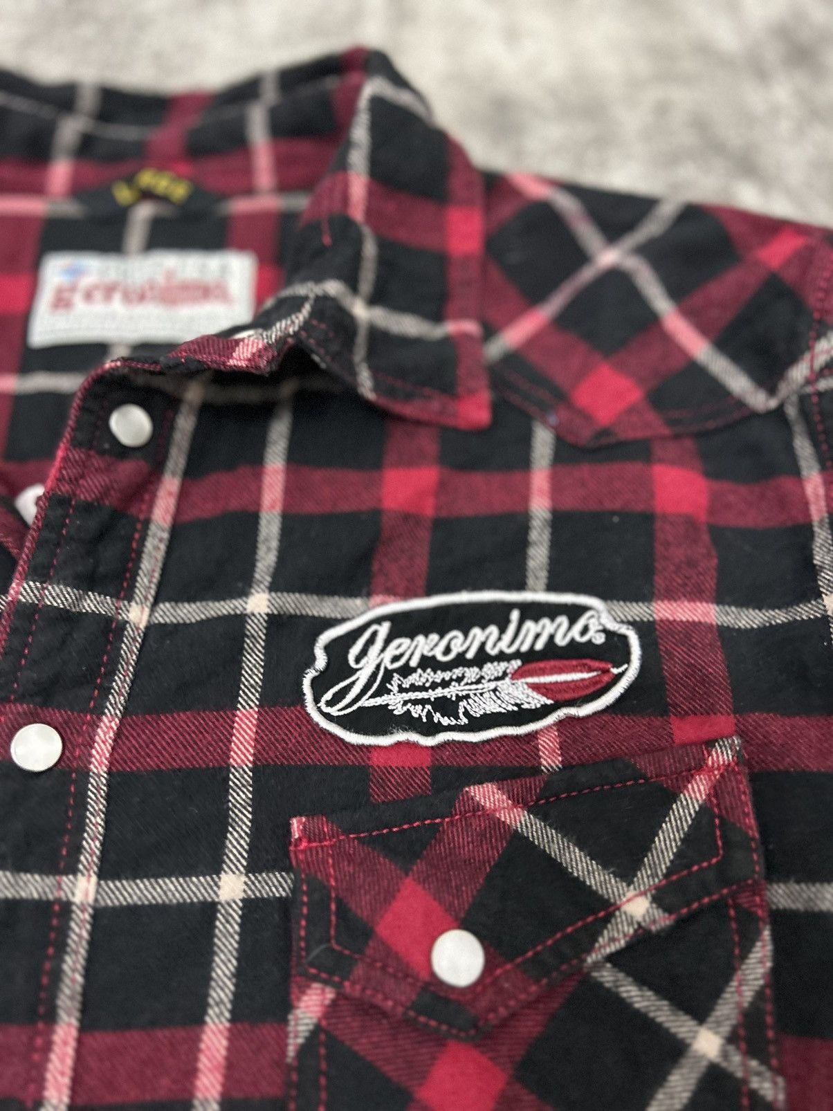Hysteric Glamour Geronimo Pendant Goro’s Flannel Button Shirt Size US L / EU 52-54 / 3 - 5 Thumbnail