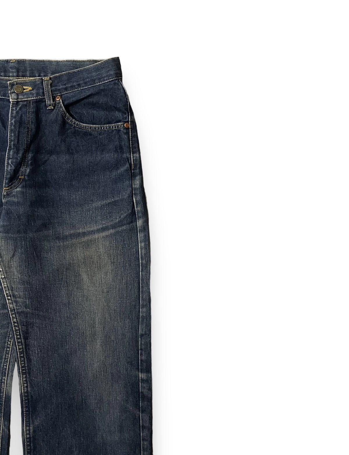 Japanese Brand × Lee × Vintage Men Jean Lee Rider 1014 Dirty Distressed Straight Loose Size US 30 / EU 46 - 7 Thumbnail
