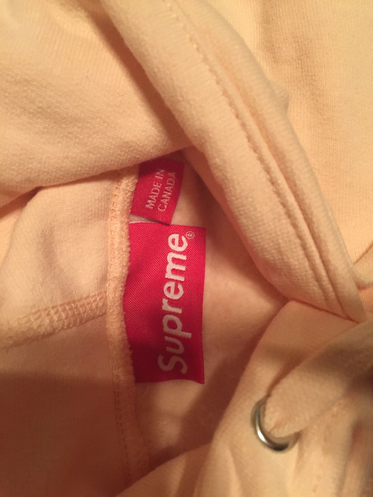 Supreme Supreme FW16 Box Logo Hooded Sweatshirt Peach Size US M / EU 48-50 / 2 - 5 Thumbnail