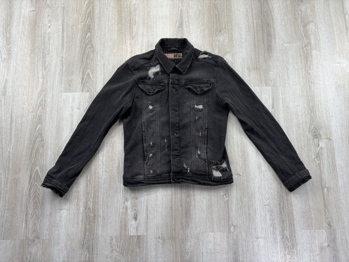 Diesel Womens denim jacket Diesel Size S/M Color Gray Size M / US 6-8 / IT 42-44 - 1 Thumbnail