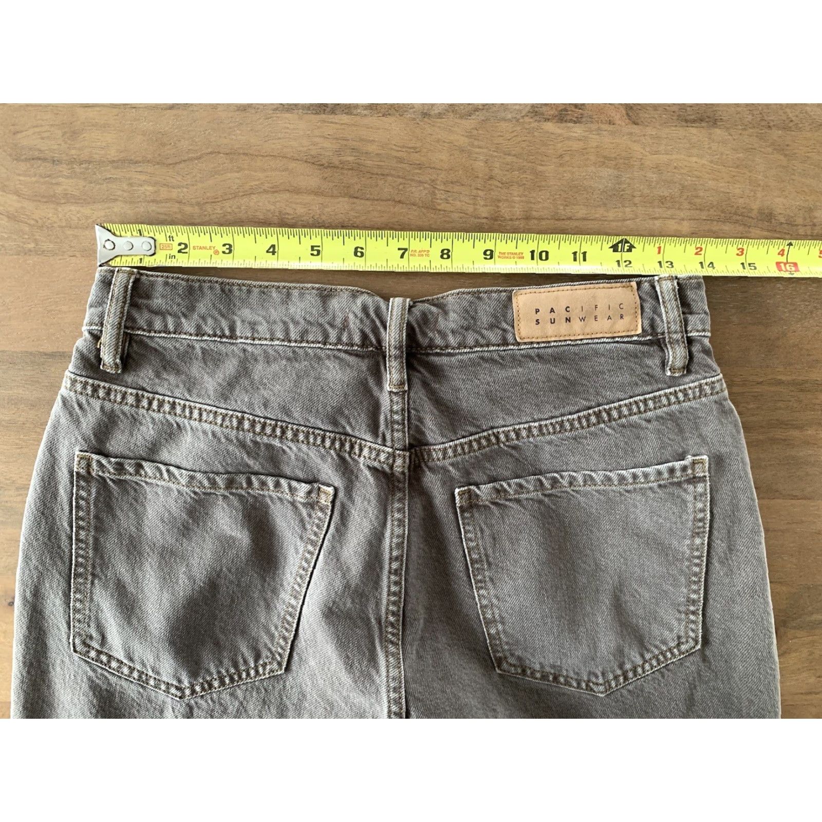 Pacsun VINTAGE Pacsun High Rise Boot Cut Denim Jeans Women 28x29 Button Fly Gray 90s Cowboy Hippie Retro Southwestern Pacific? Size 28" / US 6 / IT 42 - 7 Thumbnail