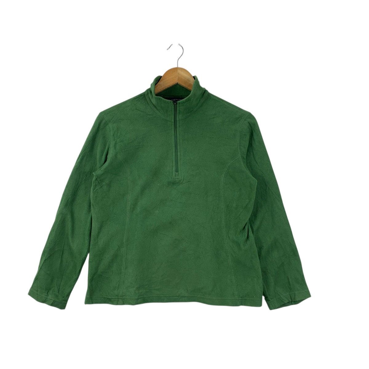 Lands' End Vintage LANDS’ END x THERMA CHECK Half Zipper Fleece Jacket Size M / US 6-8 / IT 42-44 - 1 Thumbnail