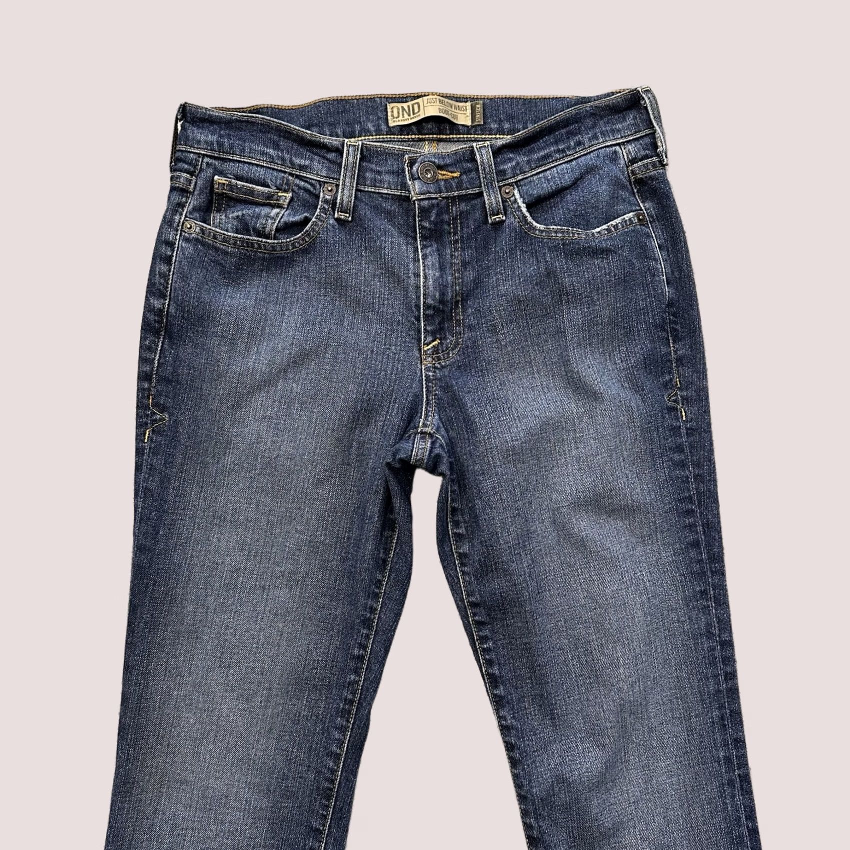 Old Navy Old Navy Jeans Womens 4 Bootcut Mid Rise 27x33 Medium Wash Stretch Denim Tubular 5-Pocket Car Size 27" / US 4 / IT 40 - 1 Thumbnail