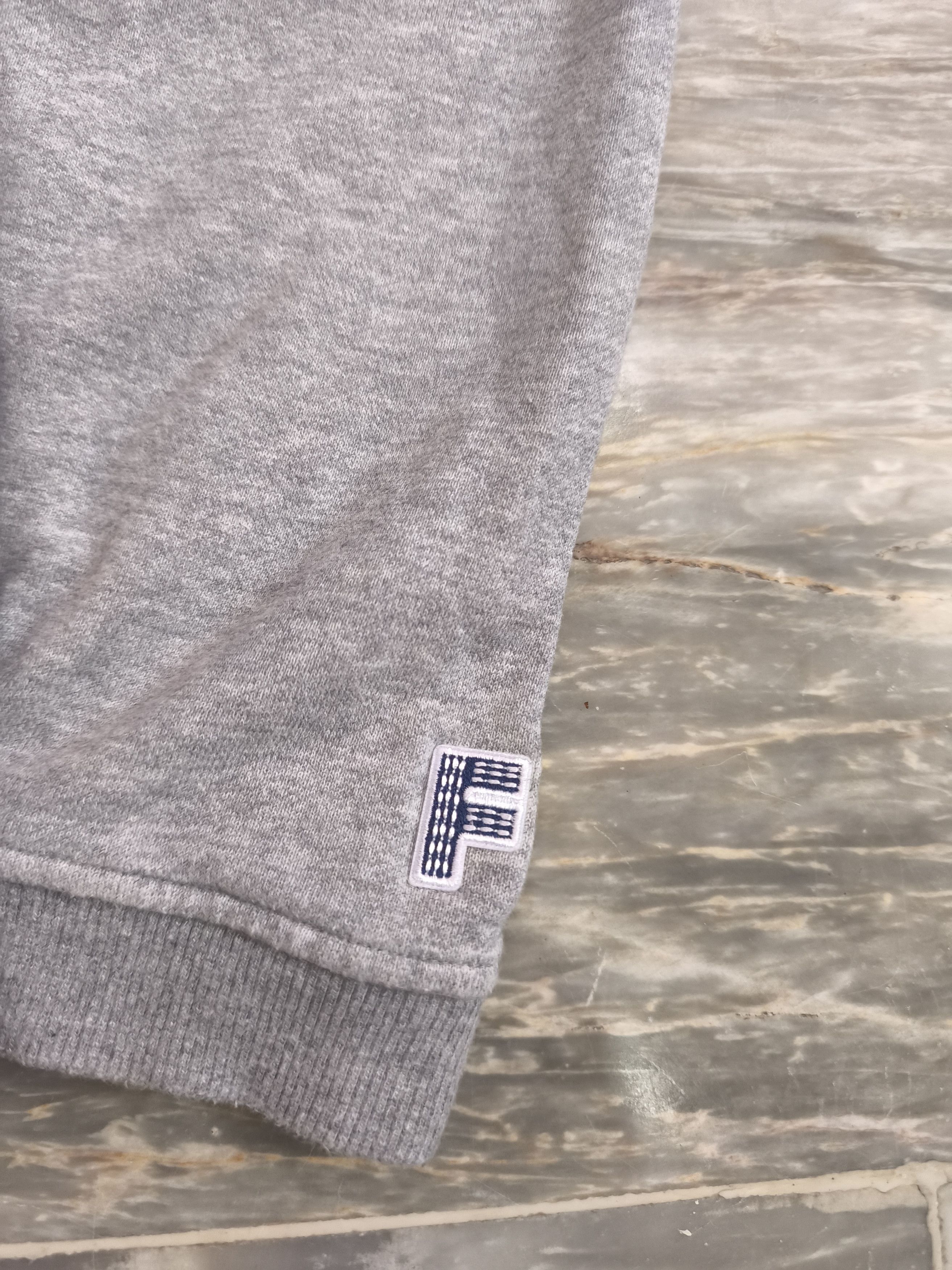 FDMTL Fundamental SASHIKO LOGO SWEAT SHIRT Size US M / EU 48-50 / 2 - 4 Thumbnail