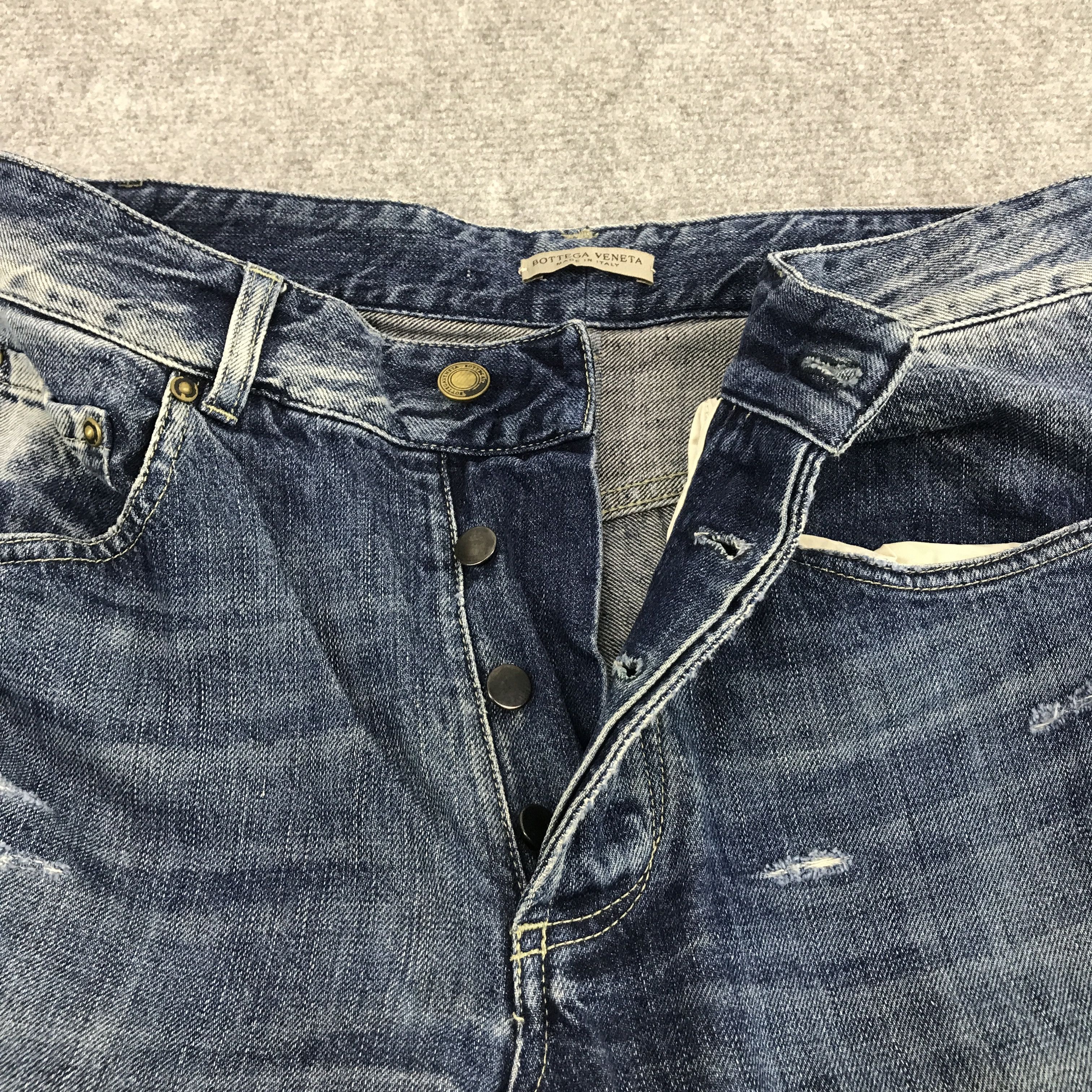 Bottega Veneta BOTTEGA VENETA DISTRESSED DENIM JEANS Size US 29 - 3 Thumbnail