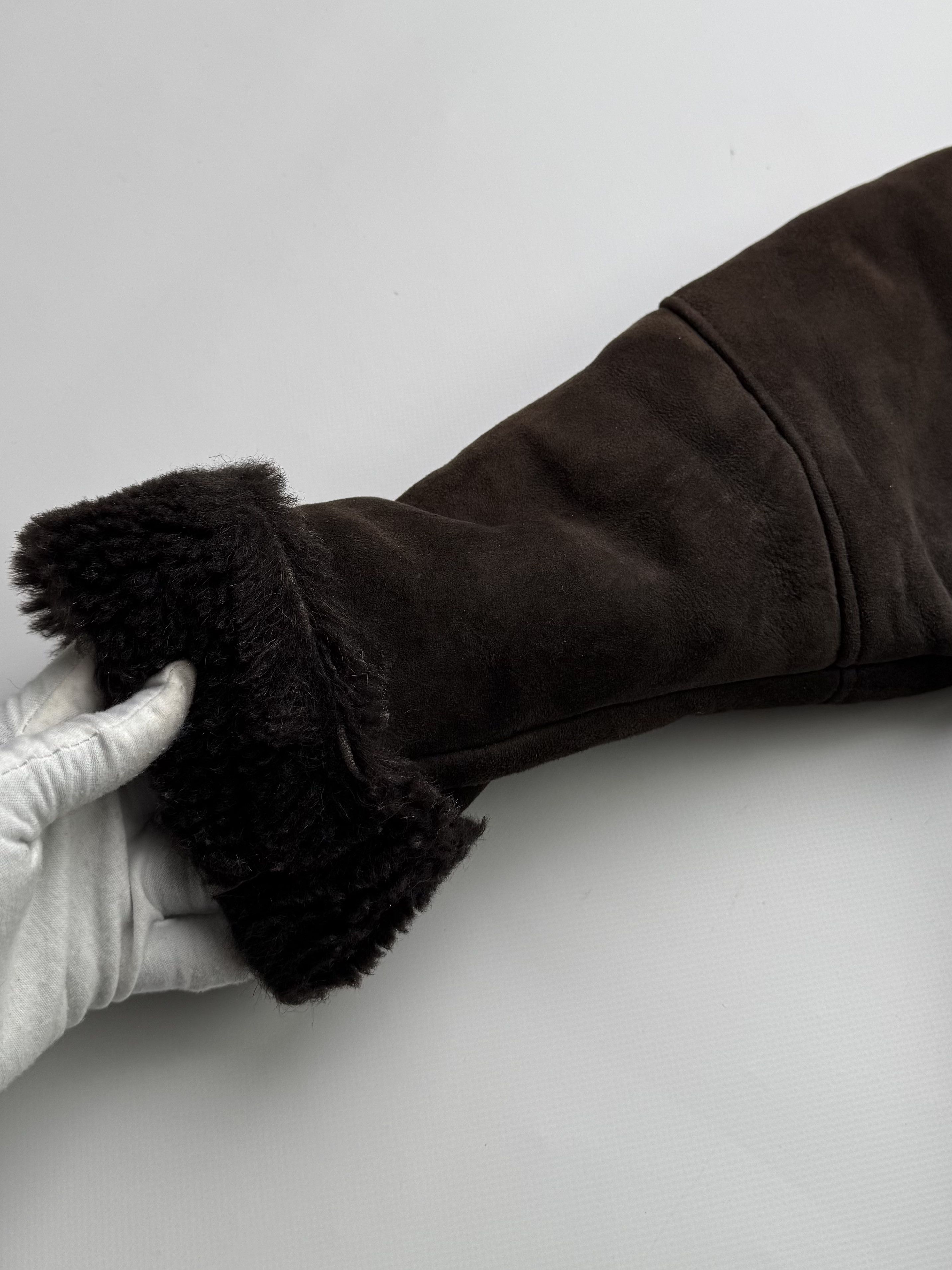 Vintage Vintage Real Sheepskin Hooded Coat B524(V22)E2 Size M / US 6-8 / IT 42-44 - 8 Thumbnail