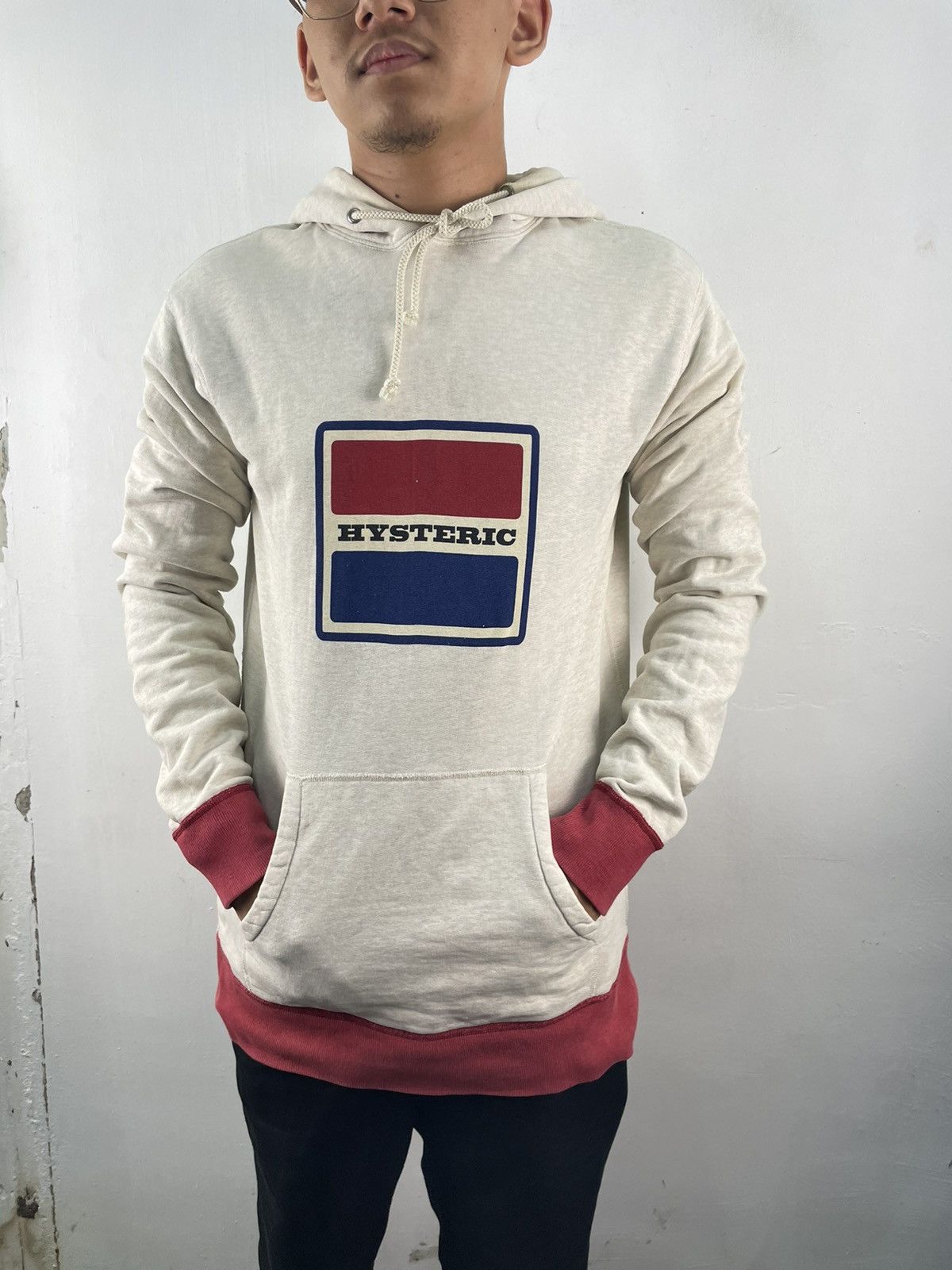 Hysteric Glamour Vintage Hysteric Glamour Hoodie Pullover Box Logo Size US L / EU 52-54 / 3 - 1 Thumbnail