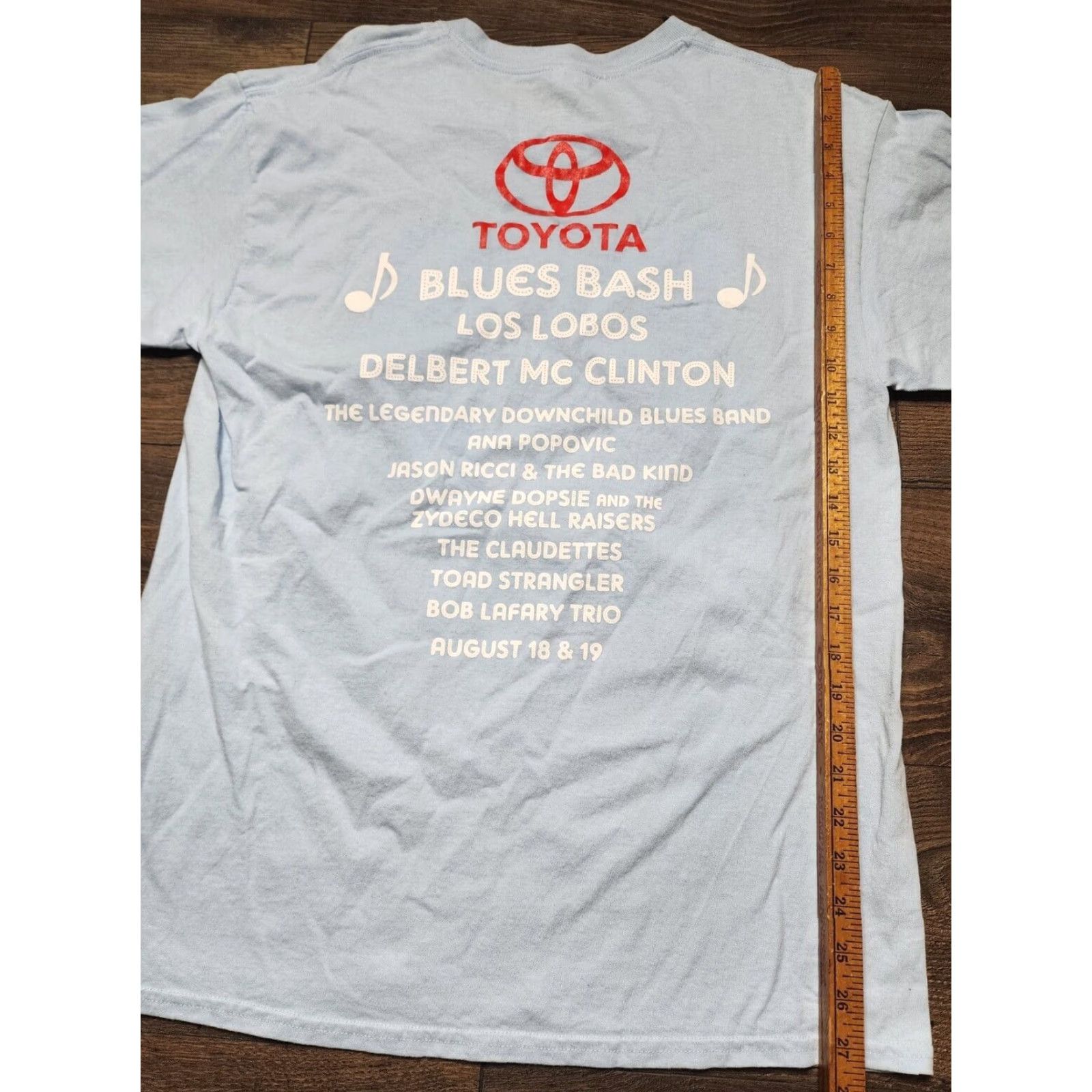Gildan Gildan Mens Blue Madison Ribberfest 2017 Blues and BBQ Double Sided Short Sleeve T Shirt L Music Size US L / EU 52-54 / 3 - 4 Thumbnail