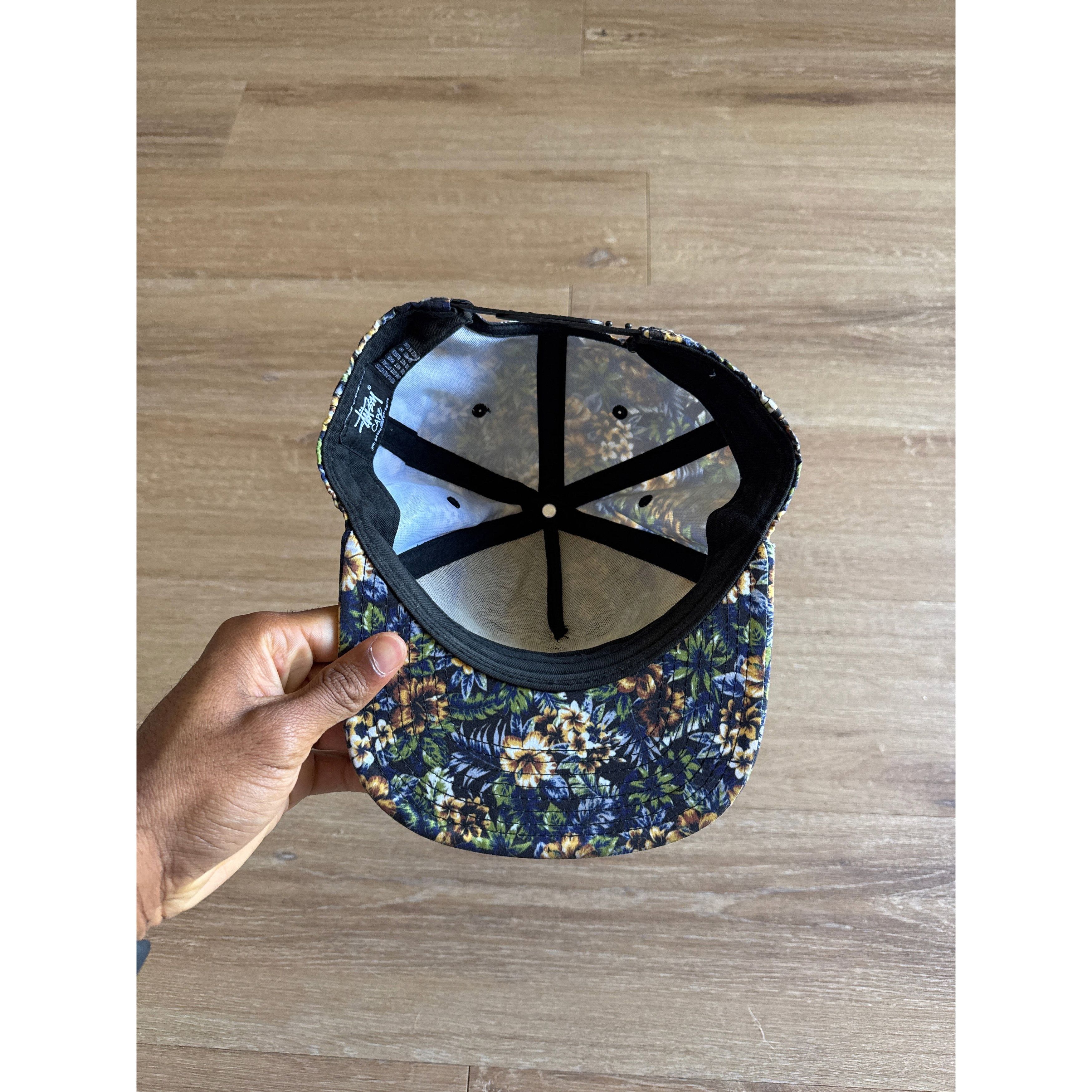 Other Stussy Island Floral Box Logo Snapback Hat Size ONE SIZE - 4 Thumbnail