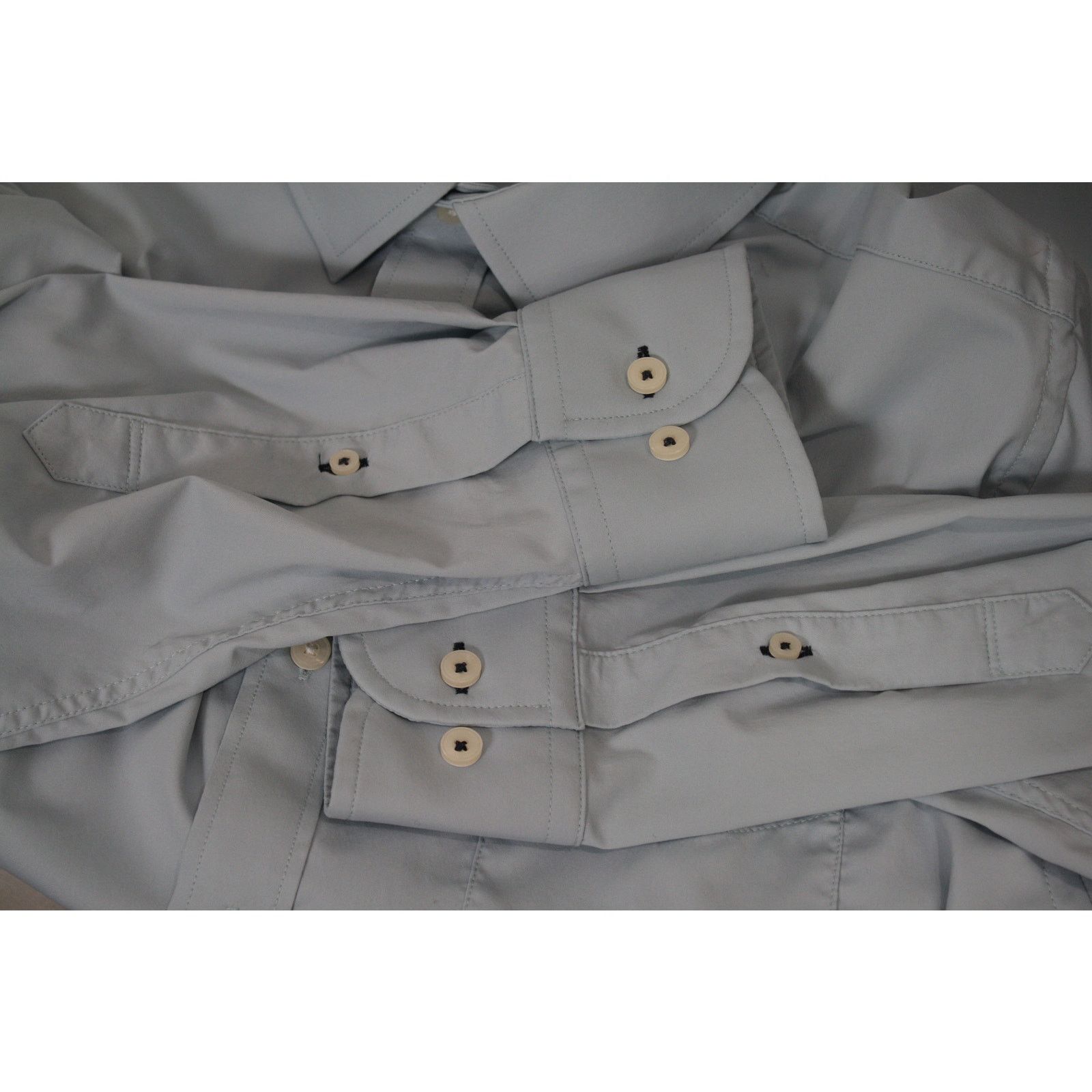 UNTUCKit UNTUCKit Gironde Shirt Mens Large Blue Stretch Button Up Size US L / EU 52-54 / 3 - 8 Thumbnail