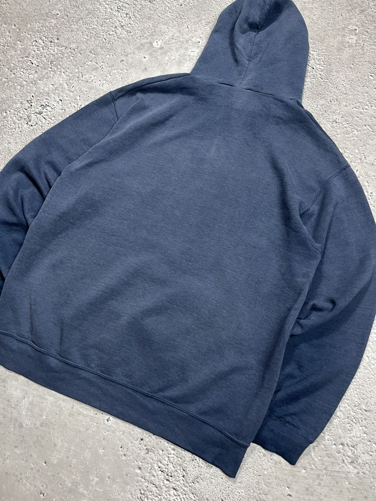 Fruit Of The Loom Distressed Baggy Blank Fruit of the Loom Hoodie Sweatshirt Size US L / EU 52-54 / 3 - 12 Thumbnail