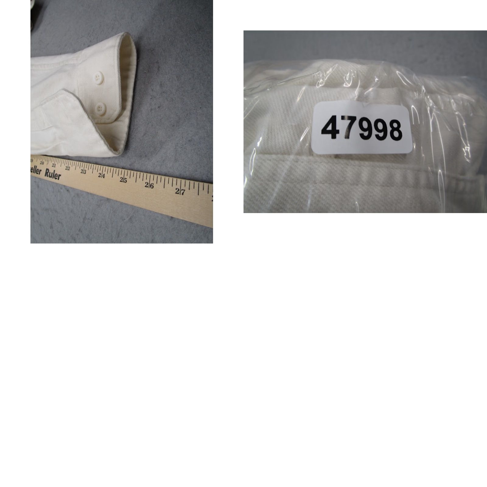 Empyre VINTAGE empyre men's shirt jacket oversized xl white twill button-up casual workwear shacket Size US XL / EU 56 / 4 - 8 Thumbnail