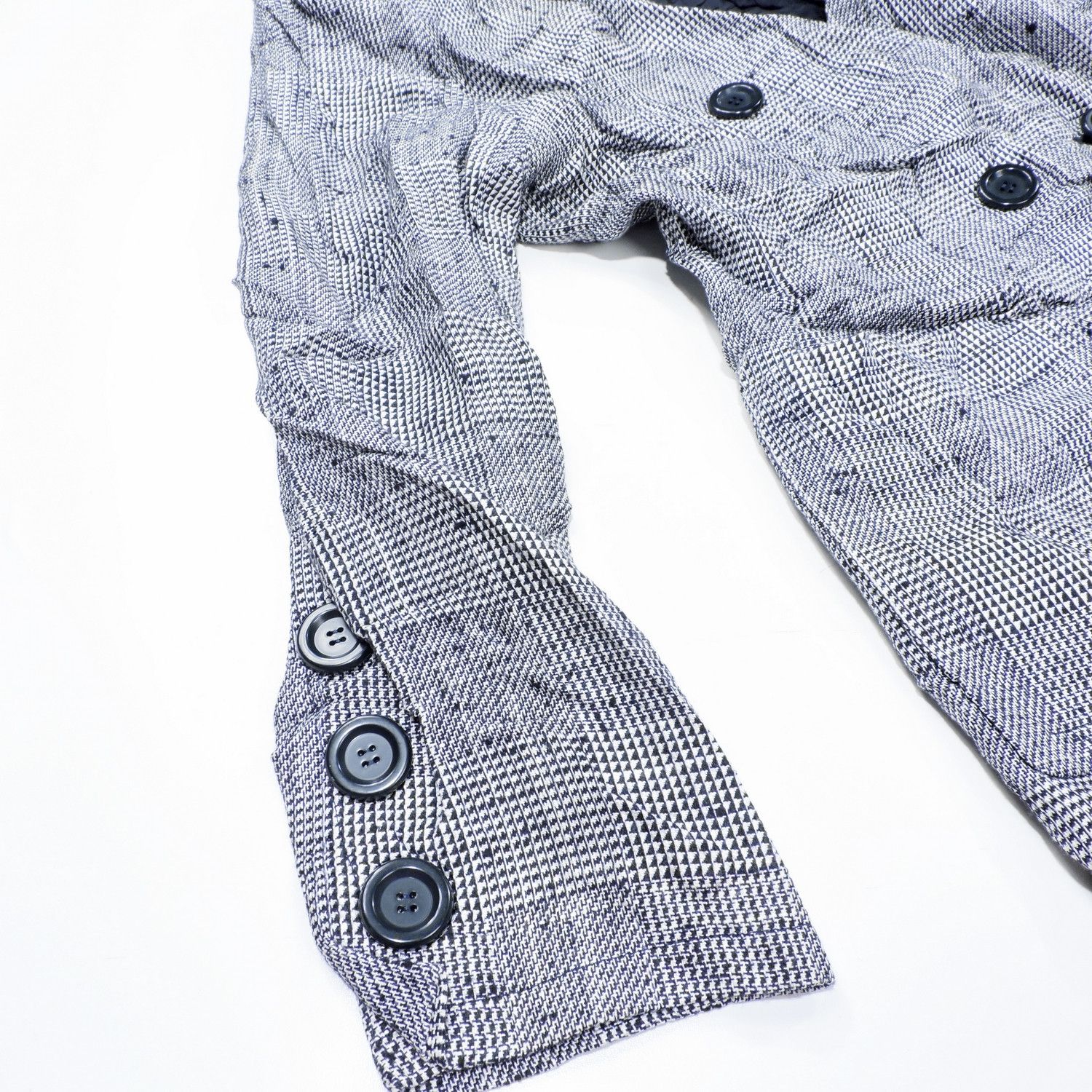 Givenchy GIVENCHY NOUVELLS BOUTIQUE HOUNDSTOOTH GLEN PLAID JACKET Size XL / US 12-14 / IT 48-50 - 12 Thumbnail