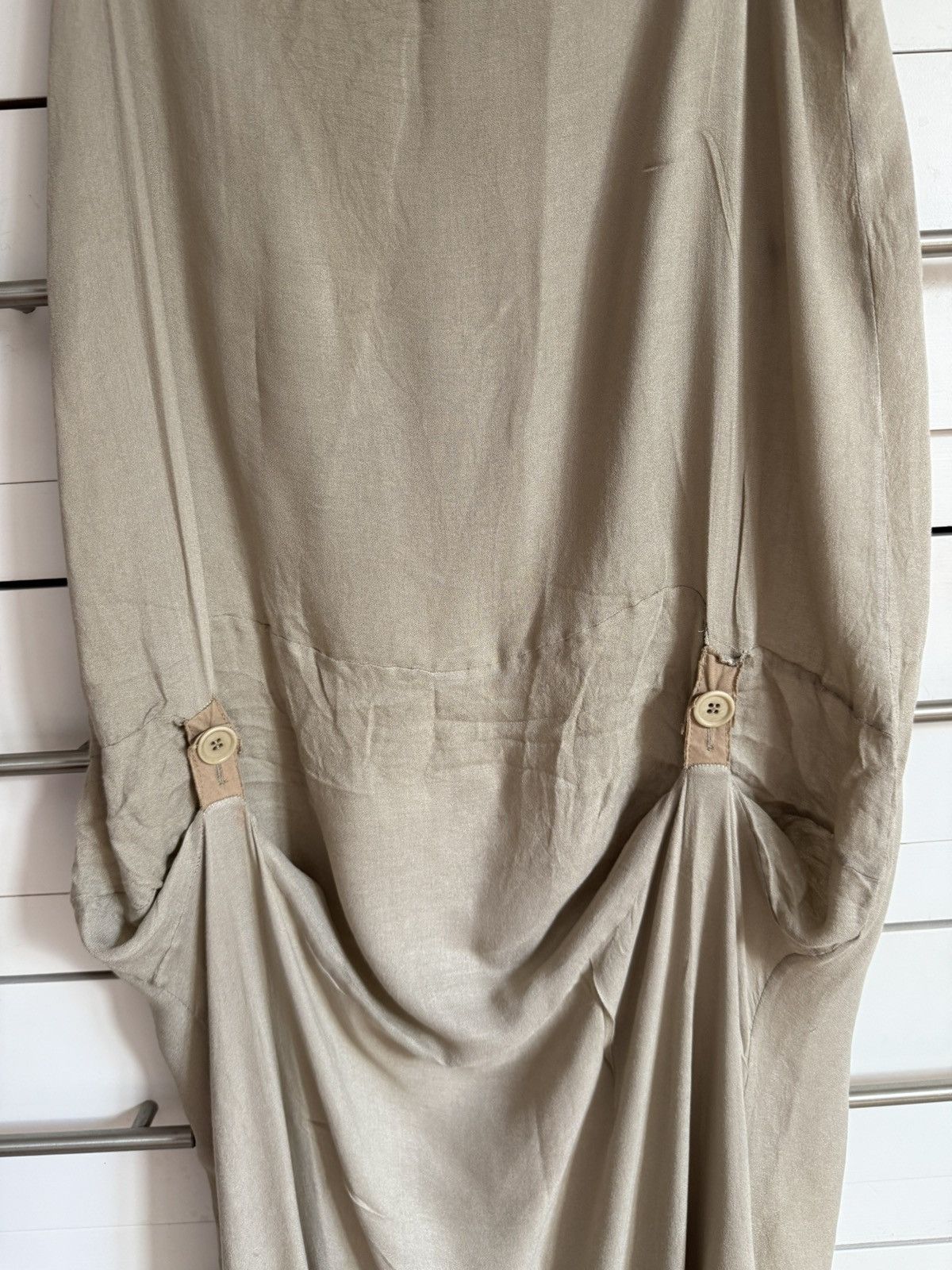 Cherevichkiotvichki Cherevichkiotvichki Beige Drape Dress Size M / US 6-8 / IT 42-44 - 4 Thumbnail