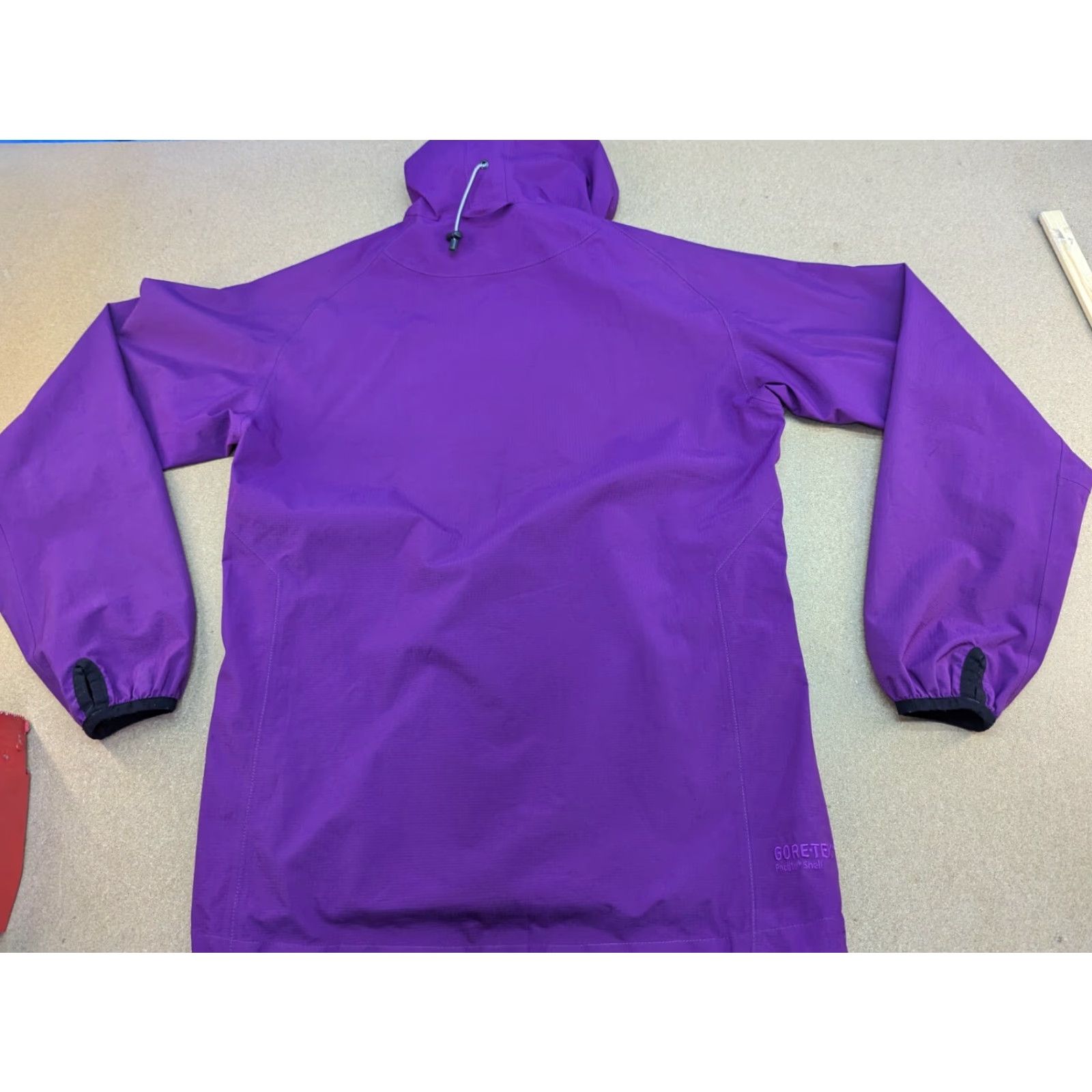 Vintage Missing Link Womens Gore-Tex Jacket Outdoor Hooded Purple Taped Seams Size 38 Windbreaker Jacket Womens Size XS / US 0-2 / IT 36-38 - 2 Thumbnail