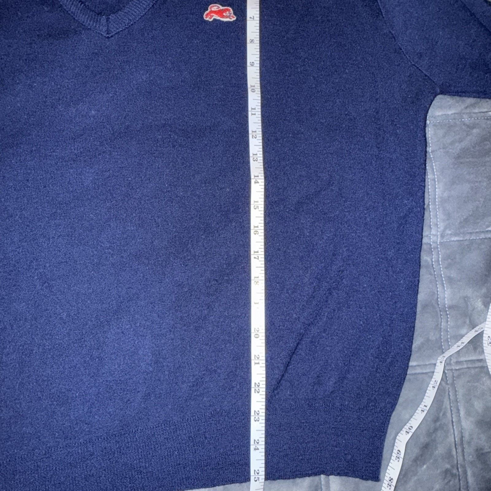 Other VTG 90’s GARAN MENS SWEATER NAVY V-NECK L WOOL BLEND Retro Size US L / EU 52-54 / 3 - 6 Thumbnail