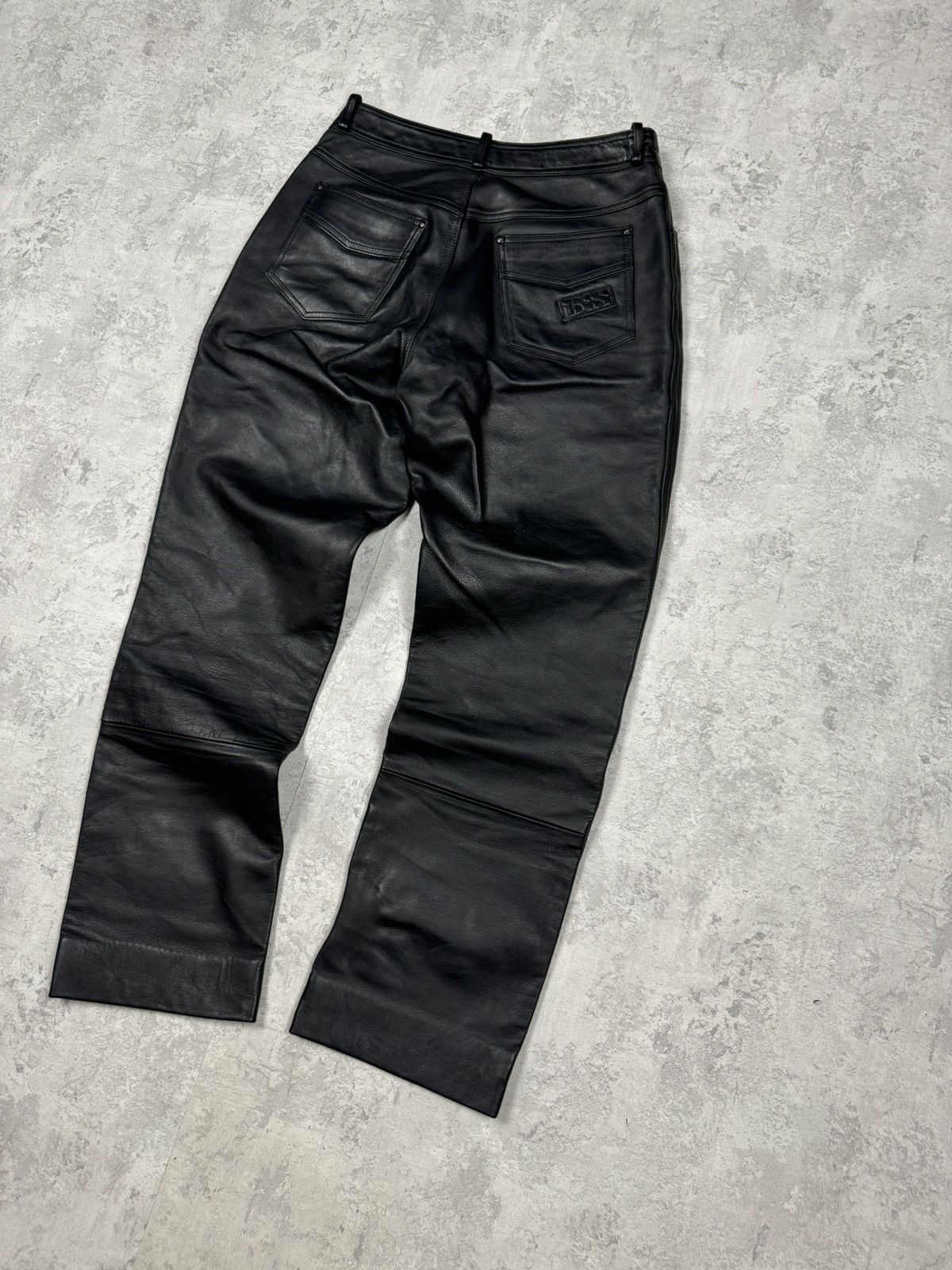 Genuine Leather Vintage IXS Genuine Leather Motorcycle Biker Pants Size 44/L Size US 35 - 11 Thumbnail